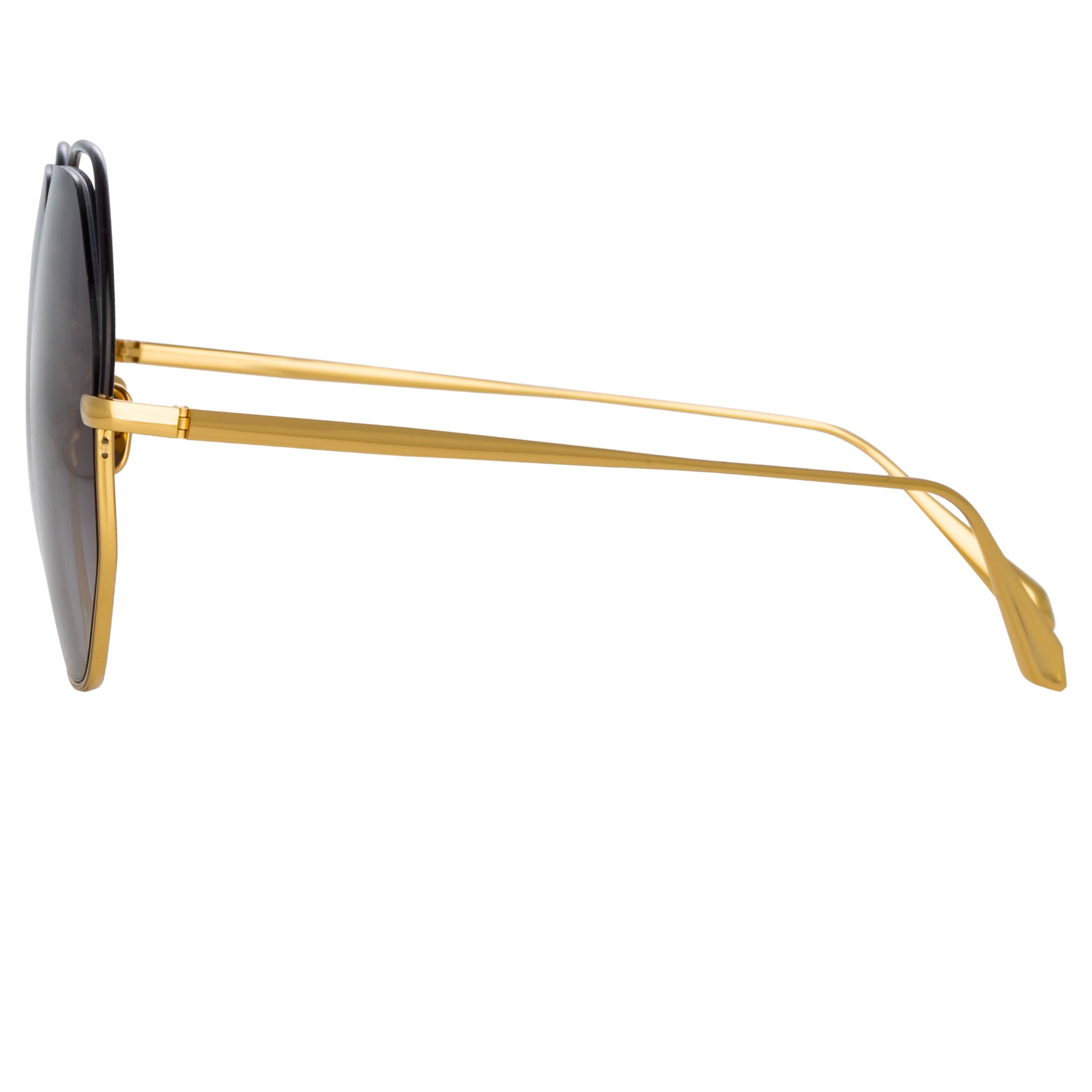 Color_LFL1203C1SUN - Lorena Oversized Sunglasses in Yellow Gold