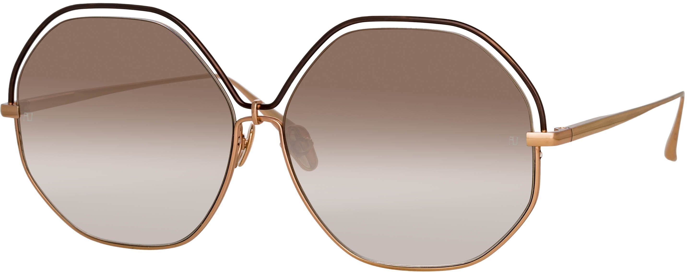 Color_LFL1203C2SUN - Lorena Oversized Sunglasses in Rose Gold