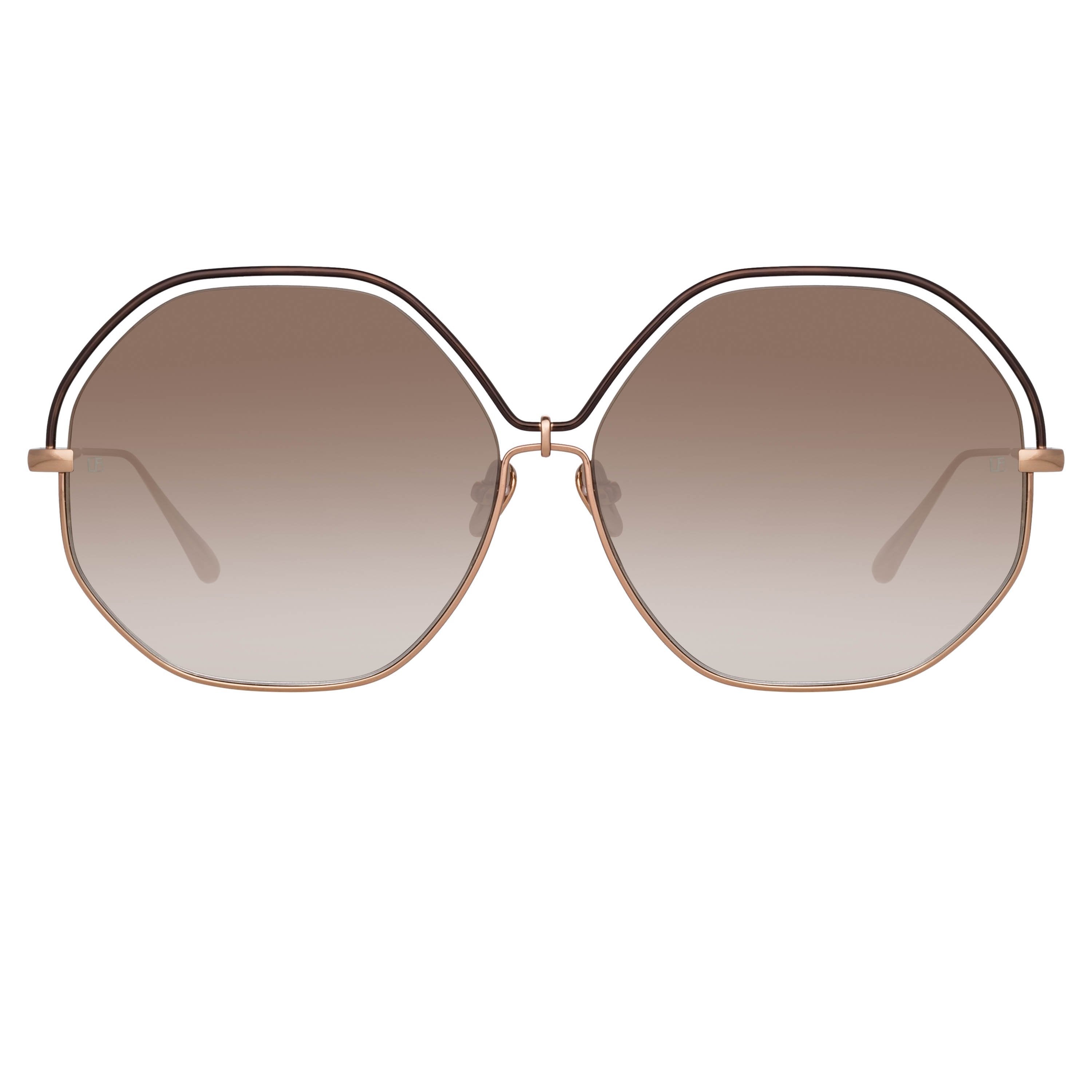 Color_LFL1203C2SUN - Lorena Oversized Sunglasses in Rose Gold