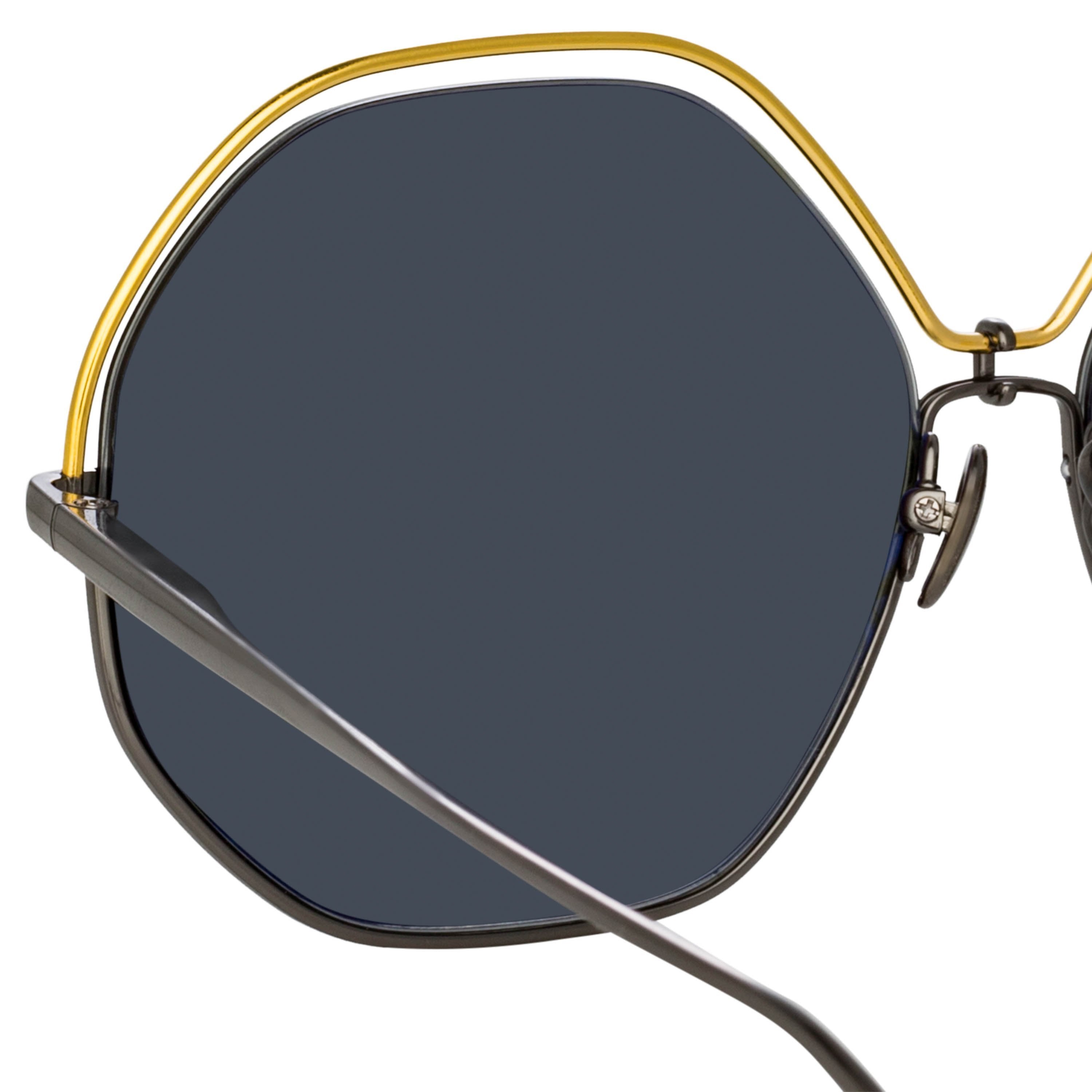 Color_LFL1203C3SUN - Lorena Oversized Sunglasses in Nickel