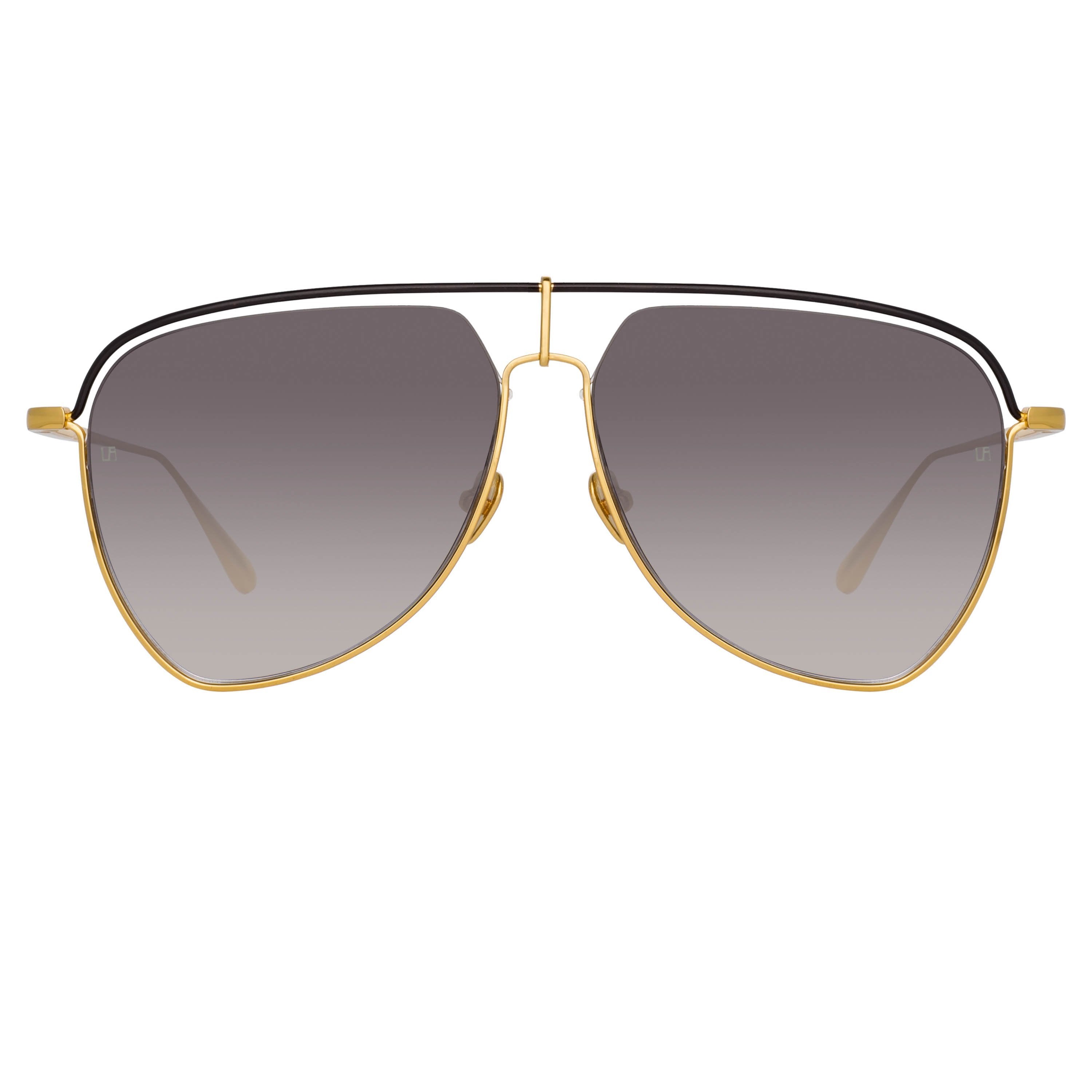 Color_LFL1205C1SUN - Alma Aviator Sunglasses in Yellow Gold