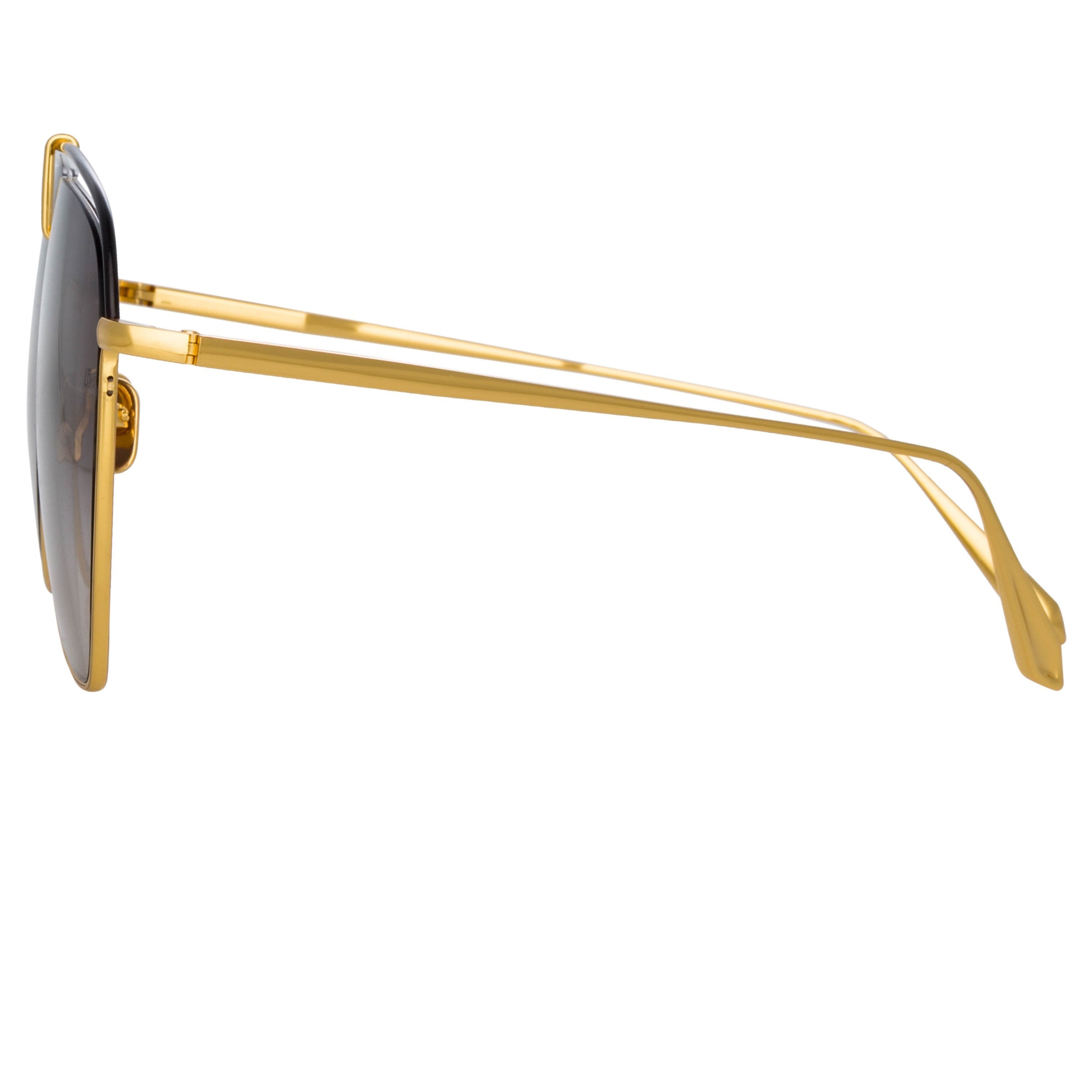 Color_LFL1205C1SUN - Alma Aviator Sunglasses in Yellow Gold