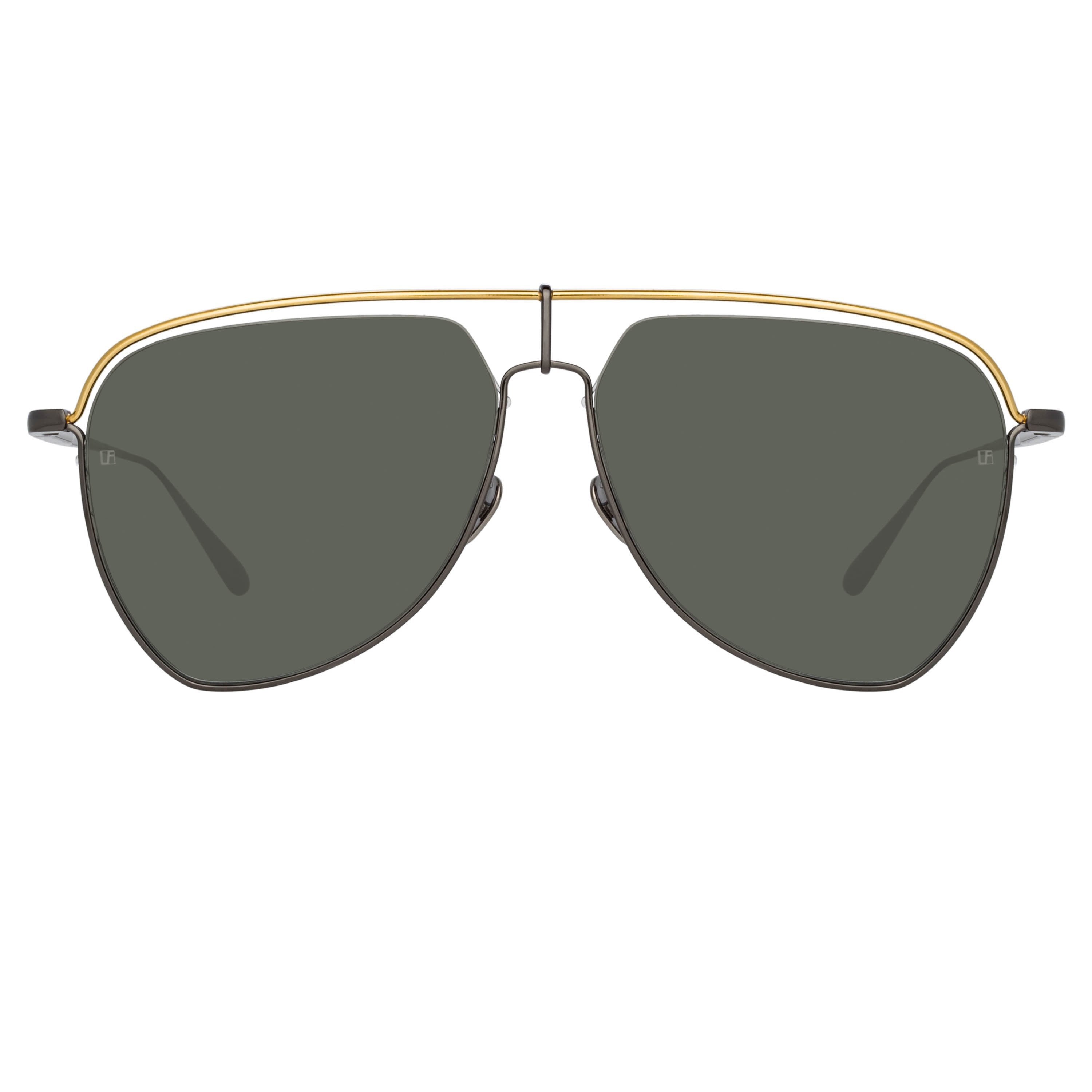 Color_LFL1205C3SUN - Alma Aviator Sunglasses in Nickel (Men's)