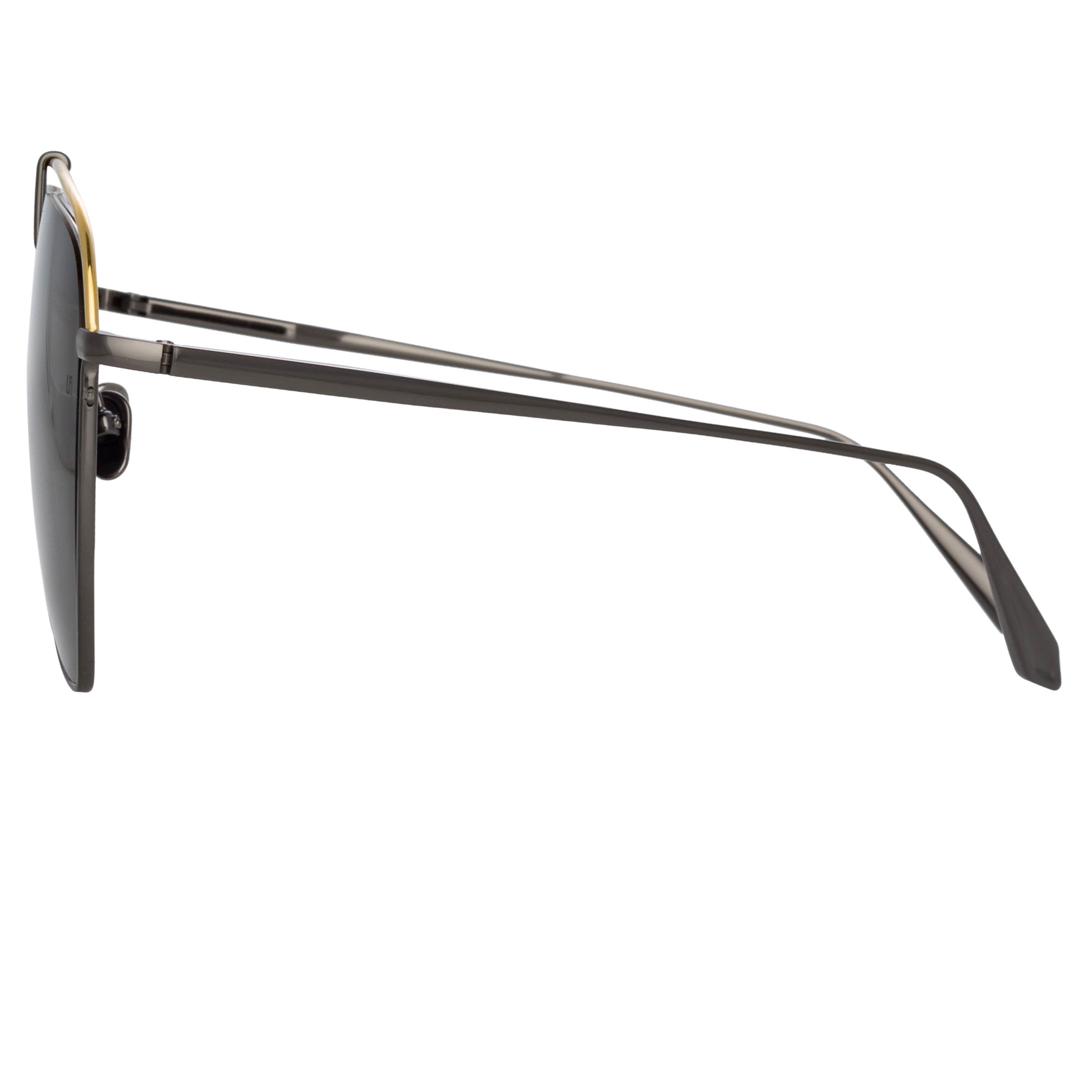 Color_LFL1205C3SUN - Alma Aviator Sunglasses in Nickel (Men's)