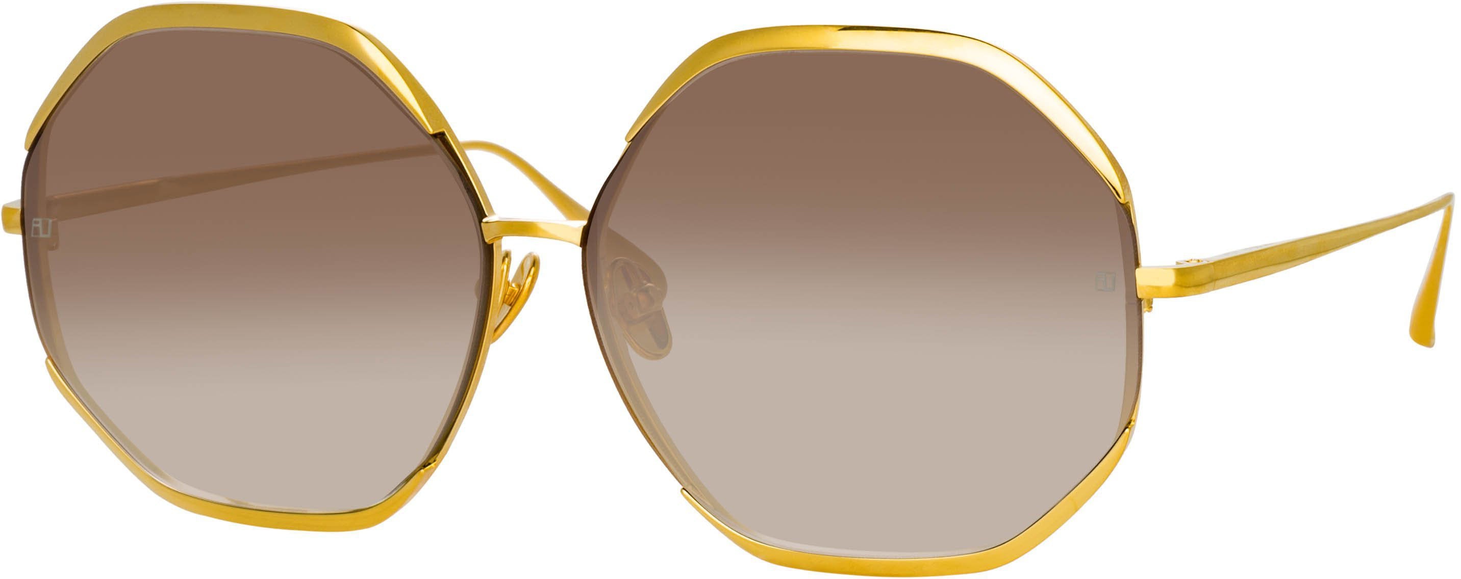 Color_LFL1208C1SUN - Camila Oversized Sunglasses in Yellow Gold