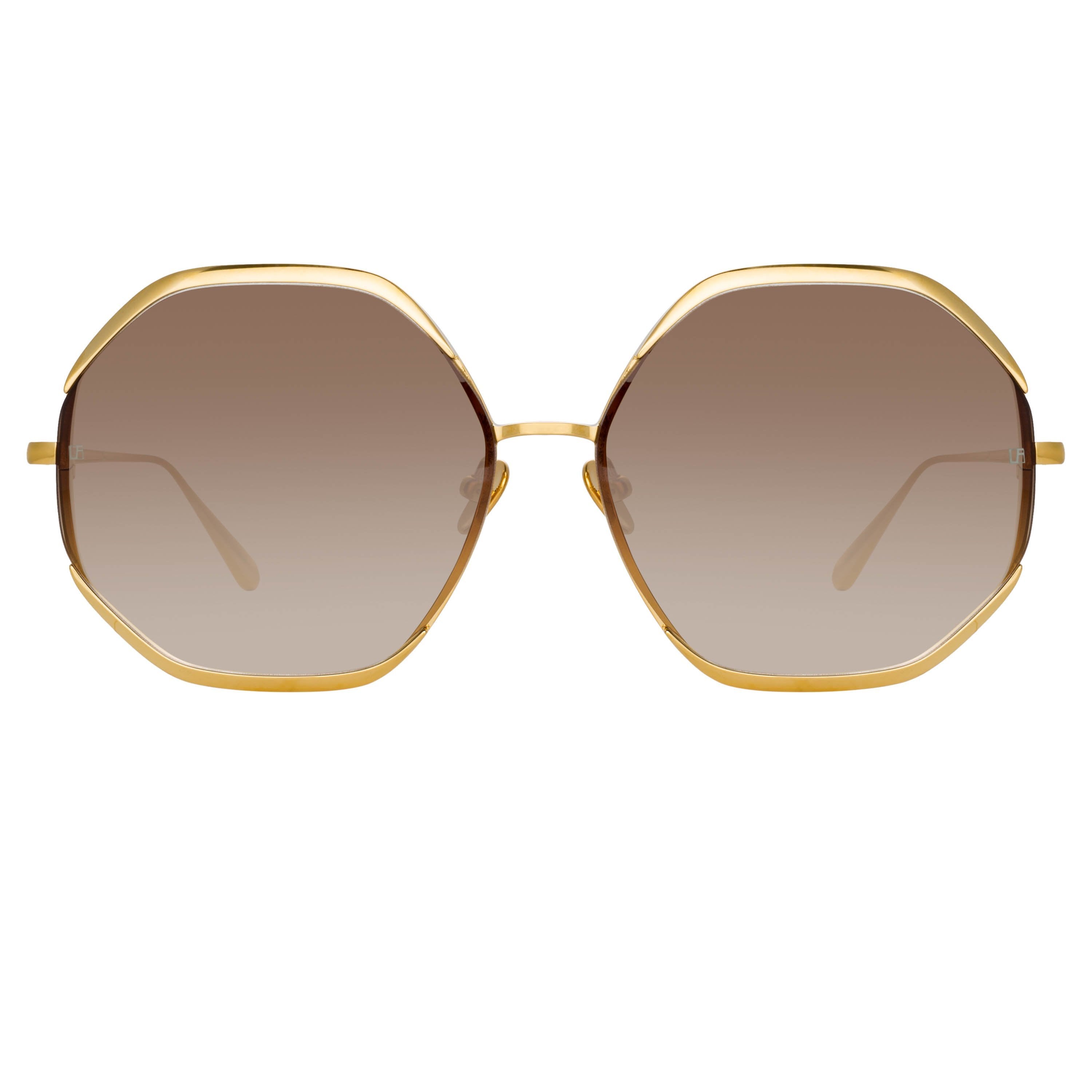 Color_LFL1208C1SUN - Camila Oversized Sunglasses in Yellow Gold