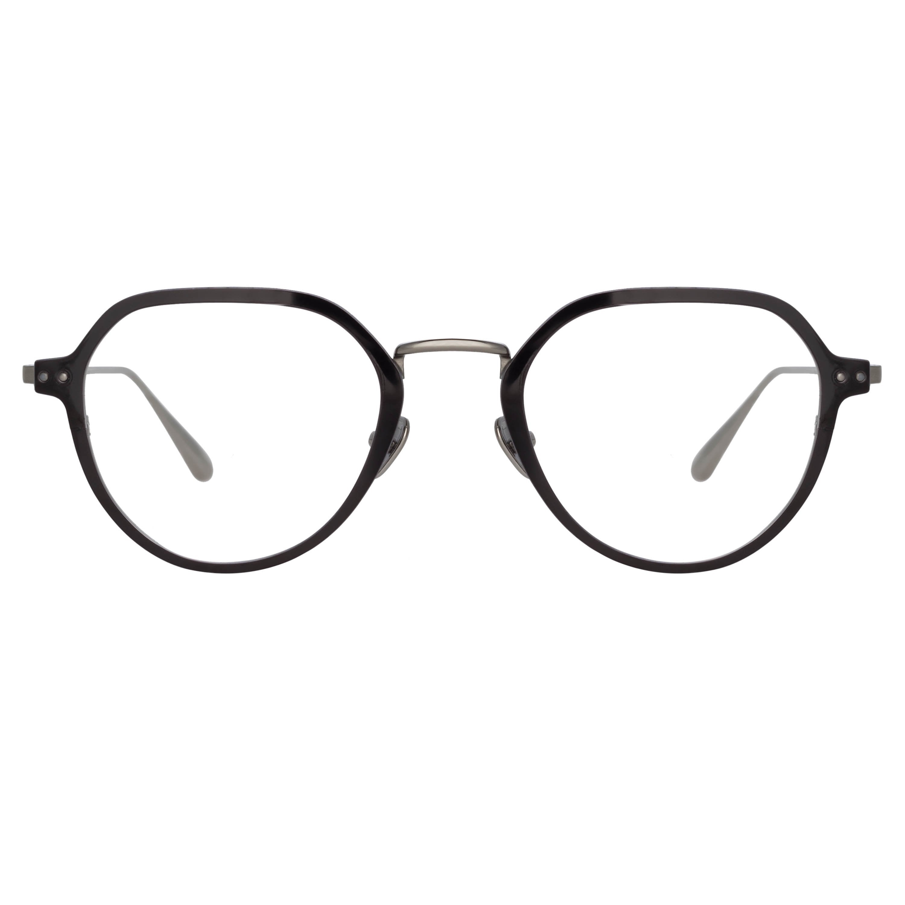 Color_LFL1218C2OPT - Axel Angular Optical Frame in White Gold and Black