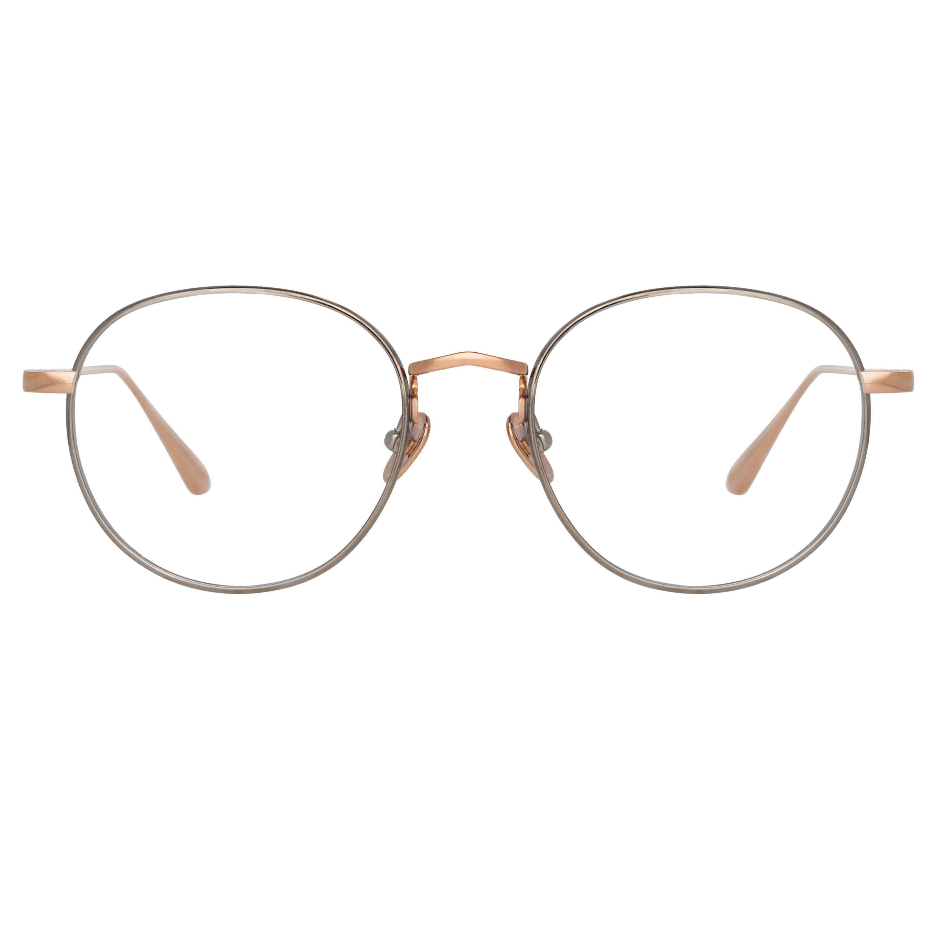 Color_LFL1230C2OPT - Anton Oval Optical Frame in Rose Gold and White Gold