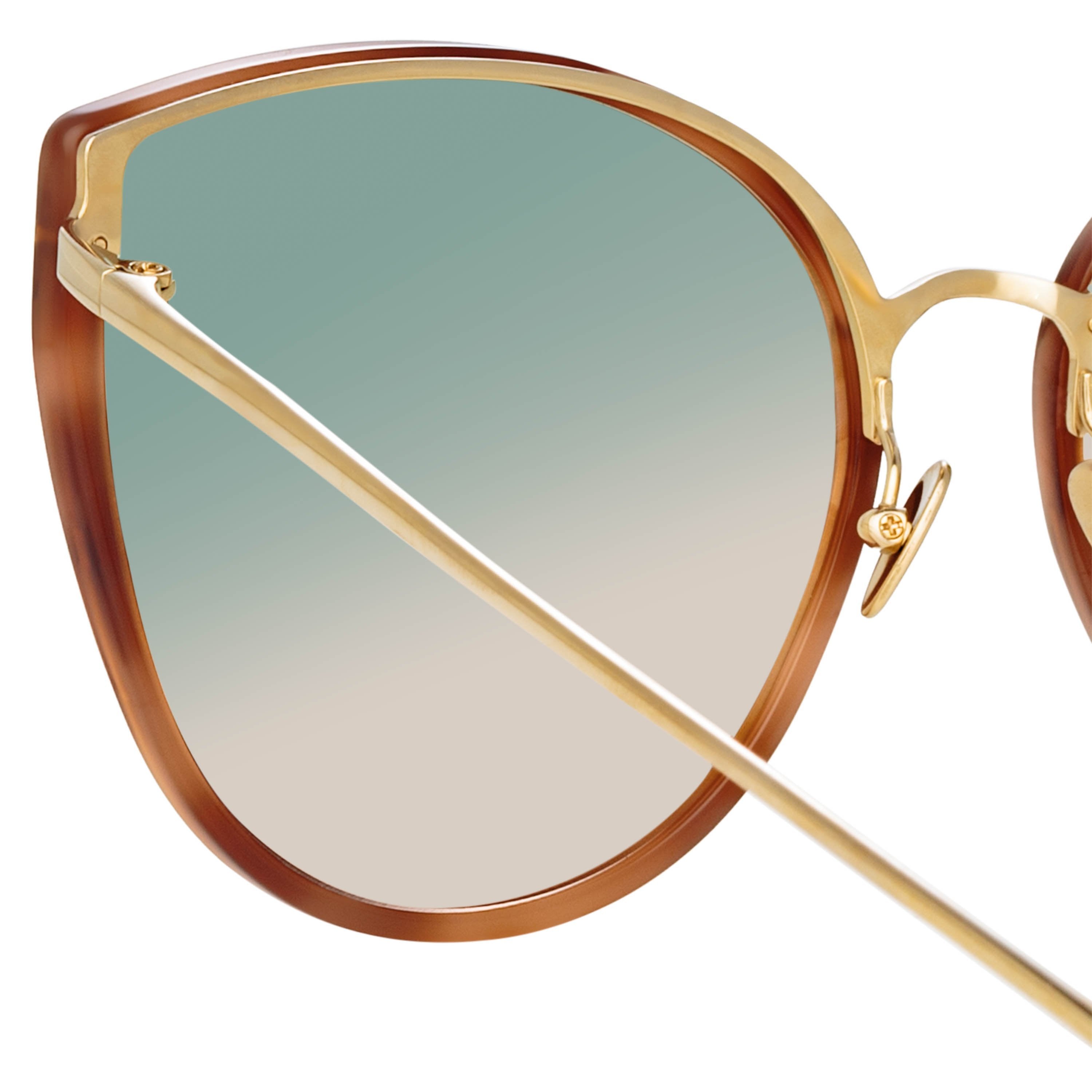 Color_LFL1244C4SUN - Silvie Cat Eye Sunglasses in Horn