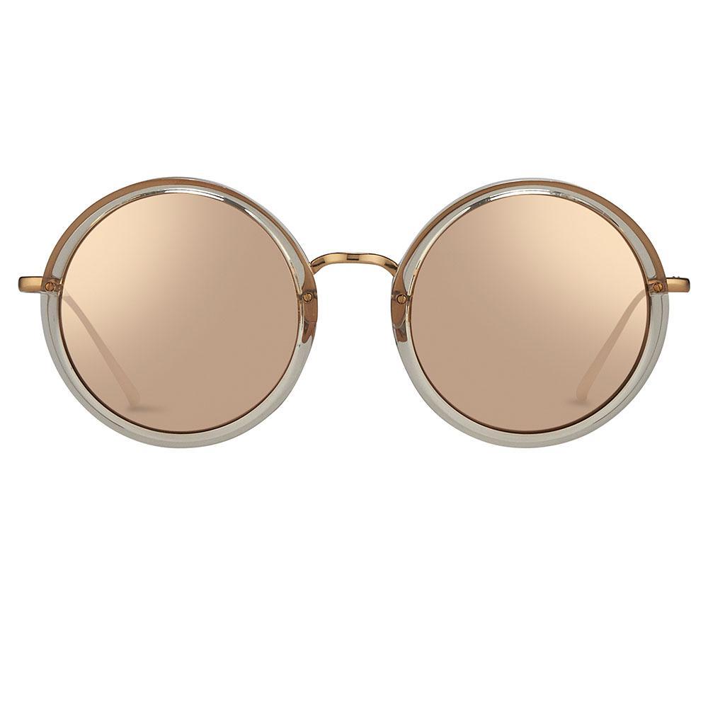 Color_LFL239C44SUN - Linda Farrow Tracy C44 Round Sunglasses