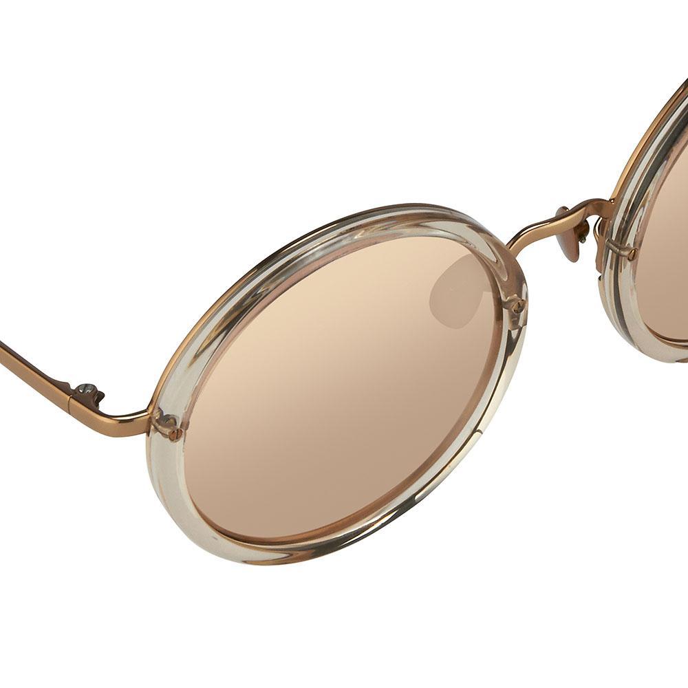 Color_LFL239C44SUN - Linda Farrow Tracy C44 Round Sunglasses