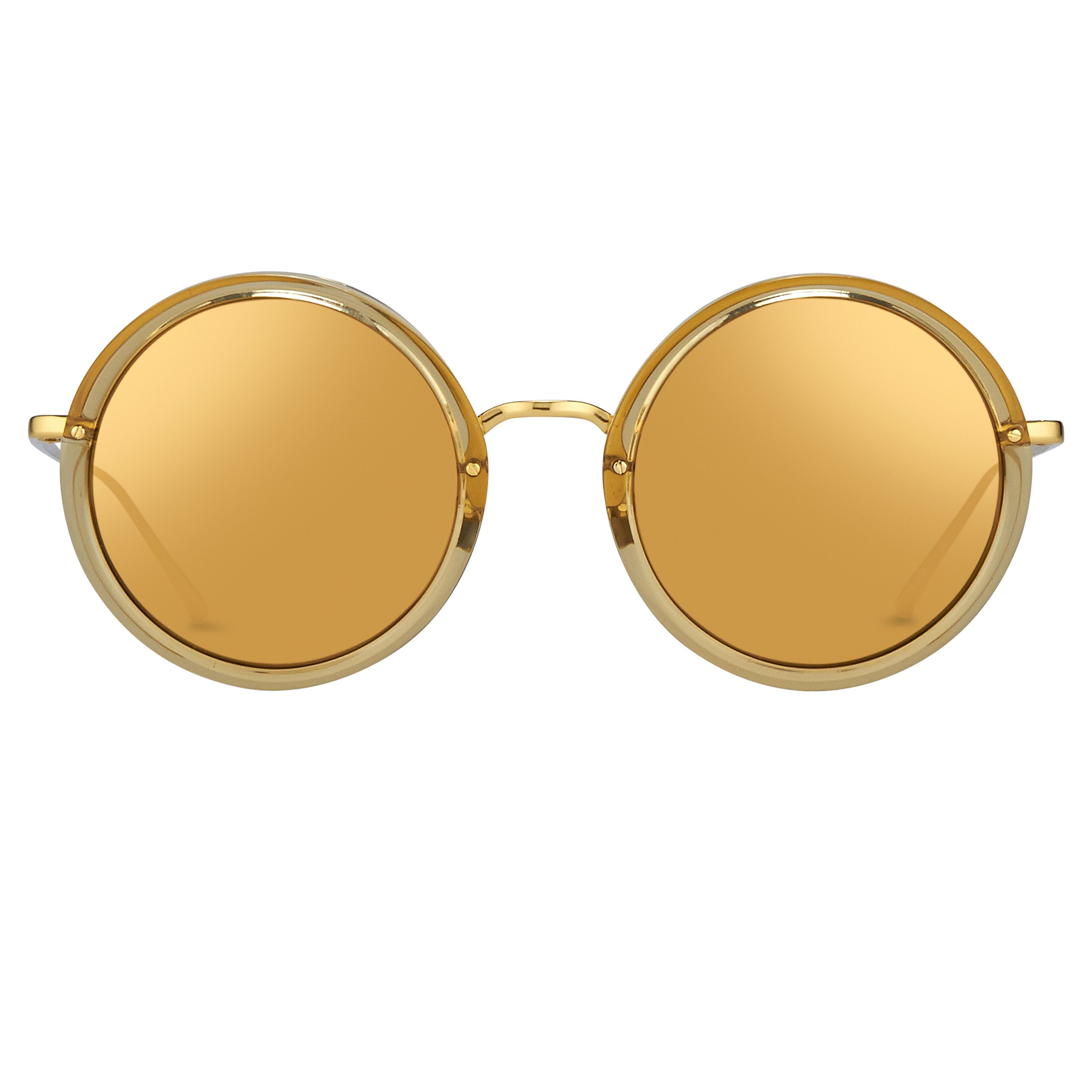 Color_LFL239C45SUN - Linda Farrow Tracy C45 Round Sunglasses