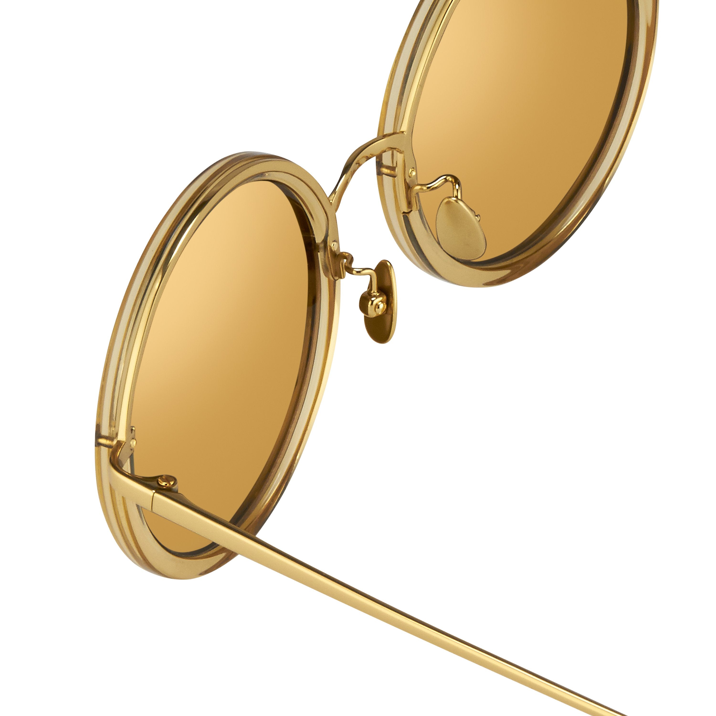 Color_LFL239C45SUN - Linda Farrow Tracy C45 Round Sunglasses