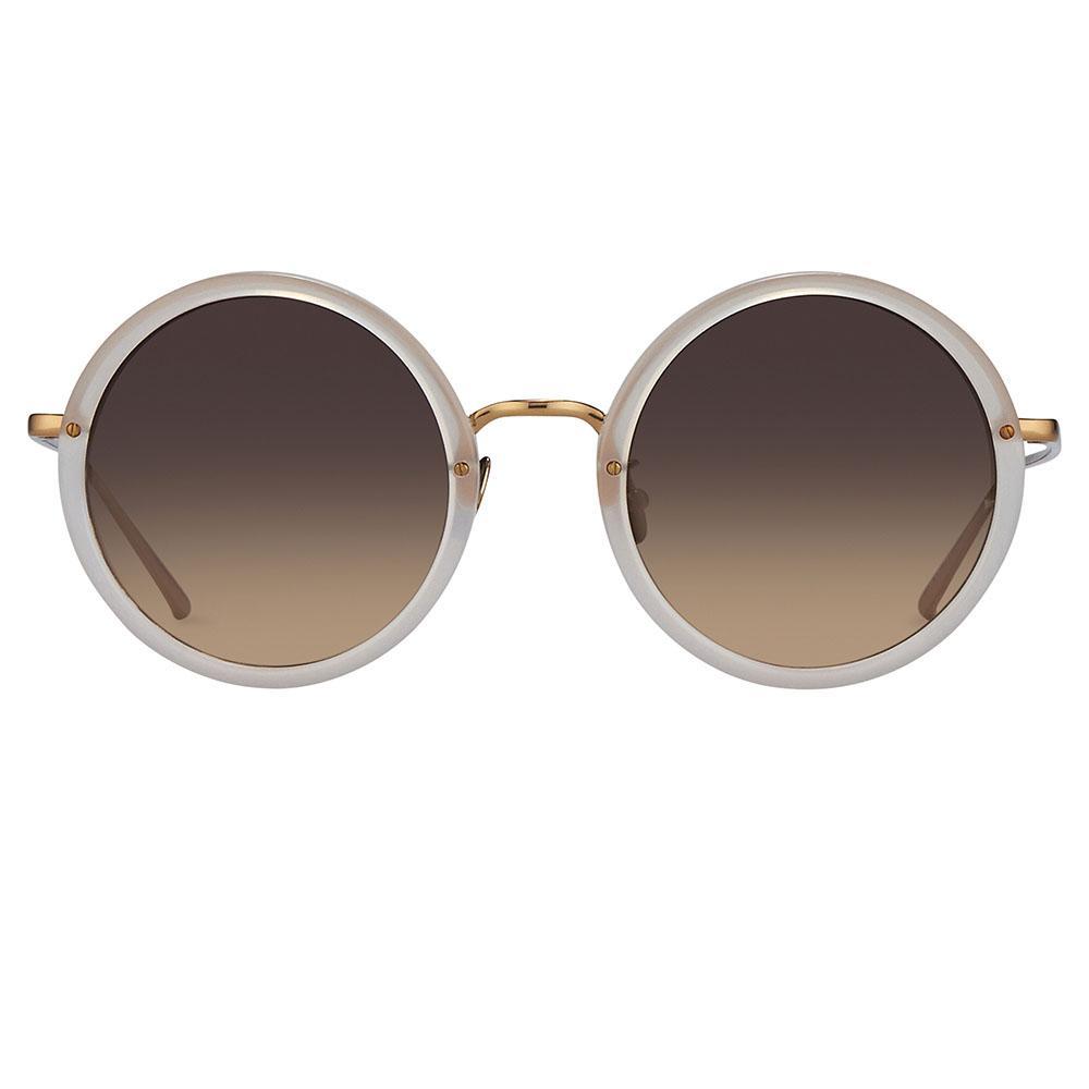 Color_LFL239C46SUN - Linda Farrow Tracy C46 Round Sunglasses