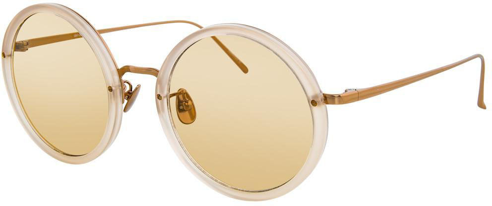 Color_LFL239C57SUN - Linda Farrow Tracy C57 Round Sunglasses
