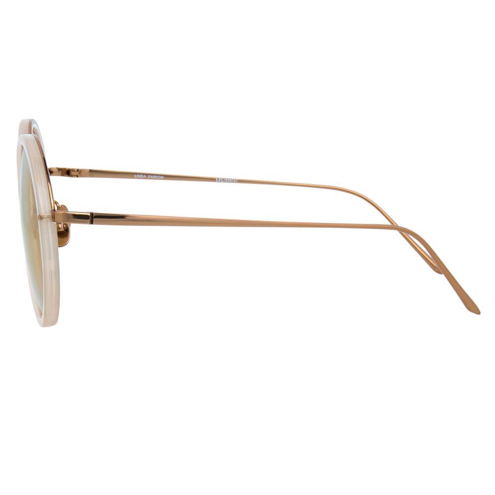 Color_LFL239C57SUN - Linda Farrow Tracy C57 Round Sunglasses