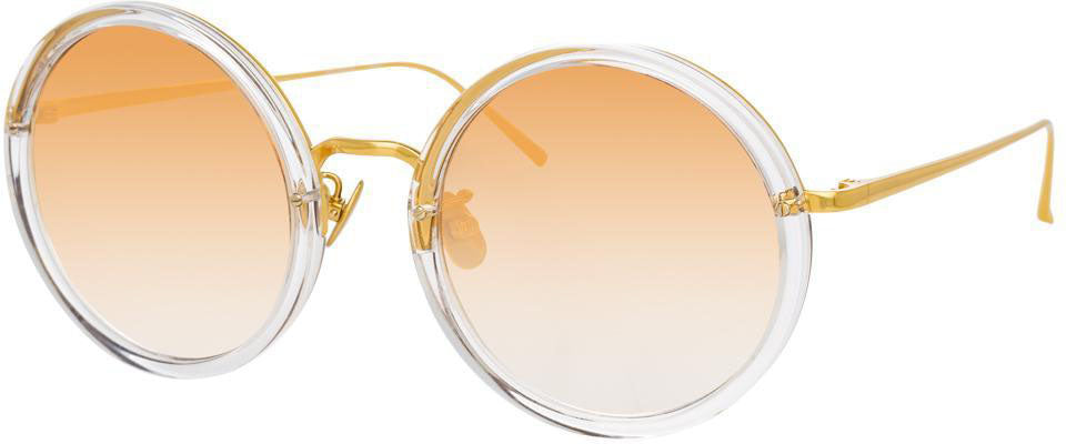 Color_LFL239C86SUN - Linda Farrow Tracy C86 Round Sunglasses