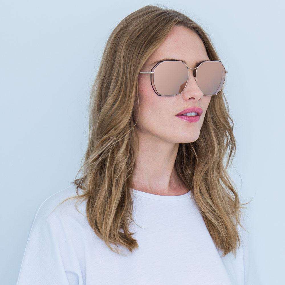 Color_LFL350C7SUN - Linda Farrow 350 C7 Oversized Sunglasses