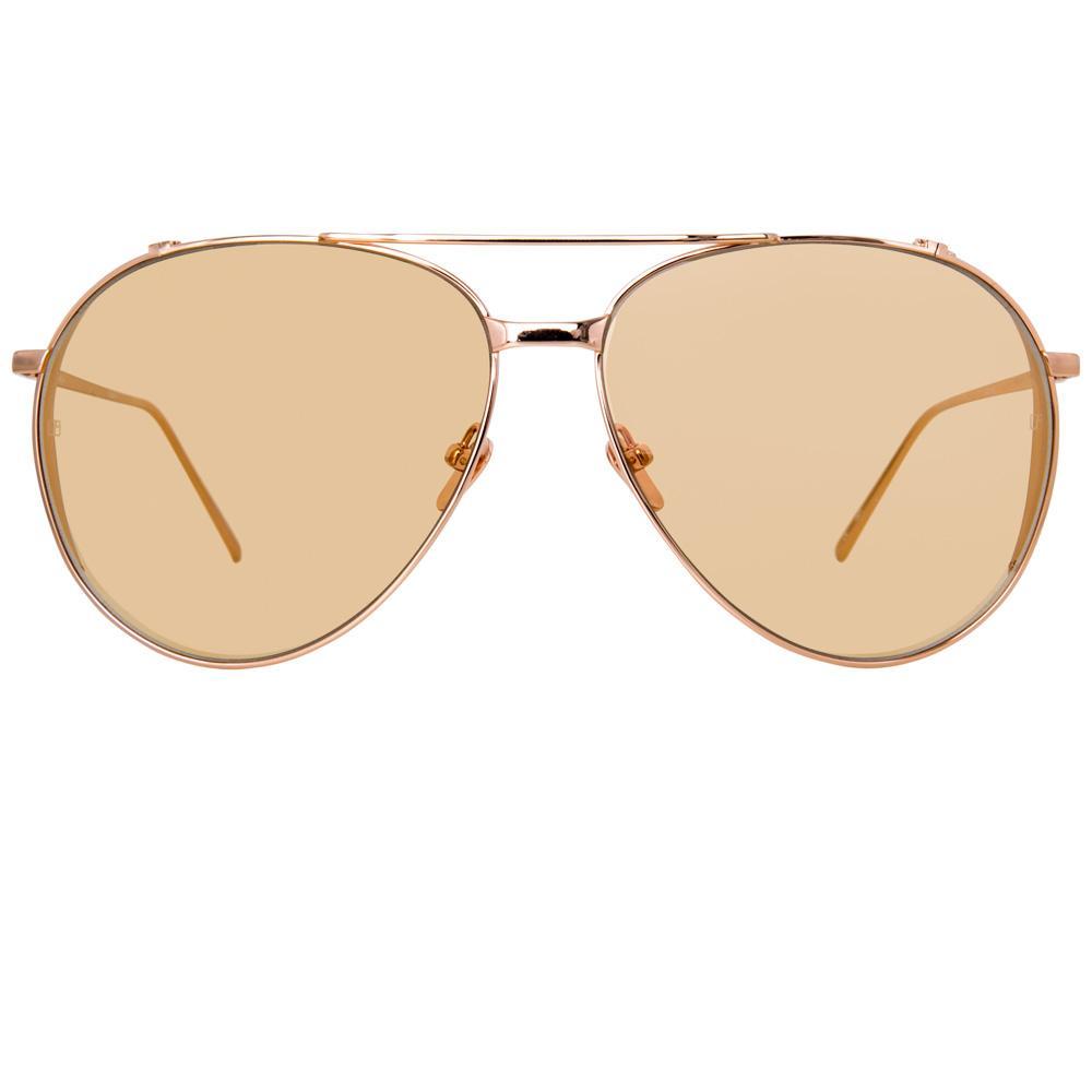 Color_LFL425C15SUN - Linda Farrow 425 C15 Aviator Sunglasses