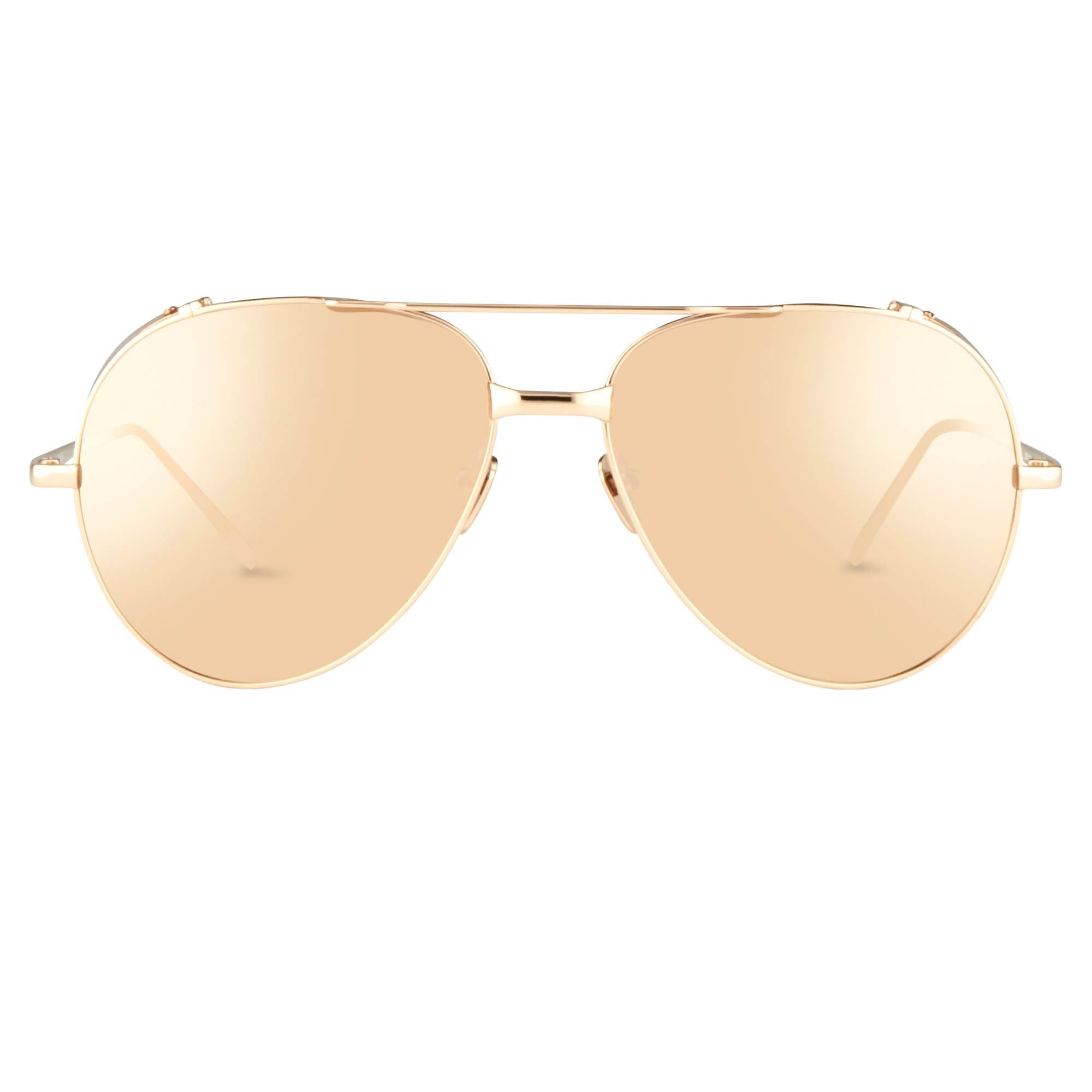 Color_LFL426C3SUN - Linda Farrow 426 C3 Aviator Sunglasses