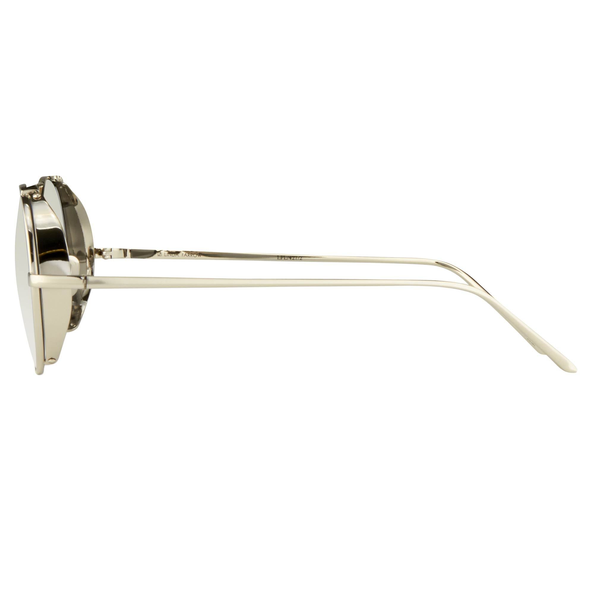 Color_LFL427C2SUN - Linda Farrow 427 C2 Oval Sunglasses
