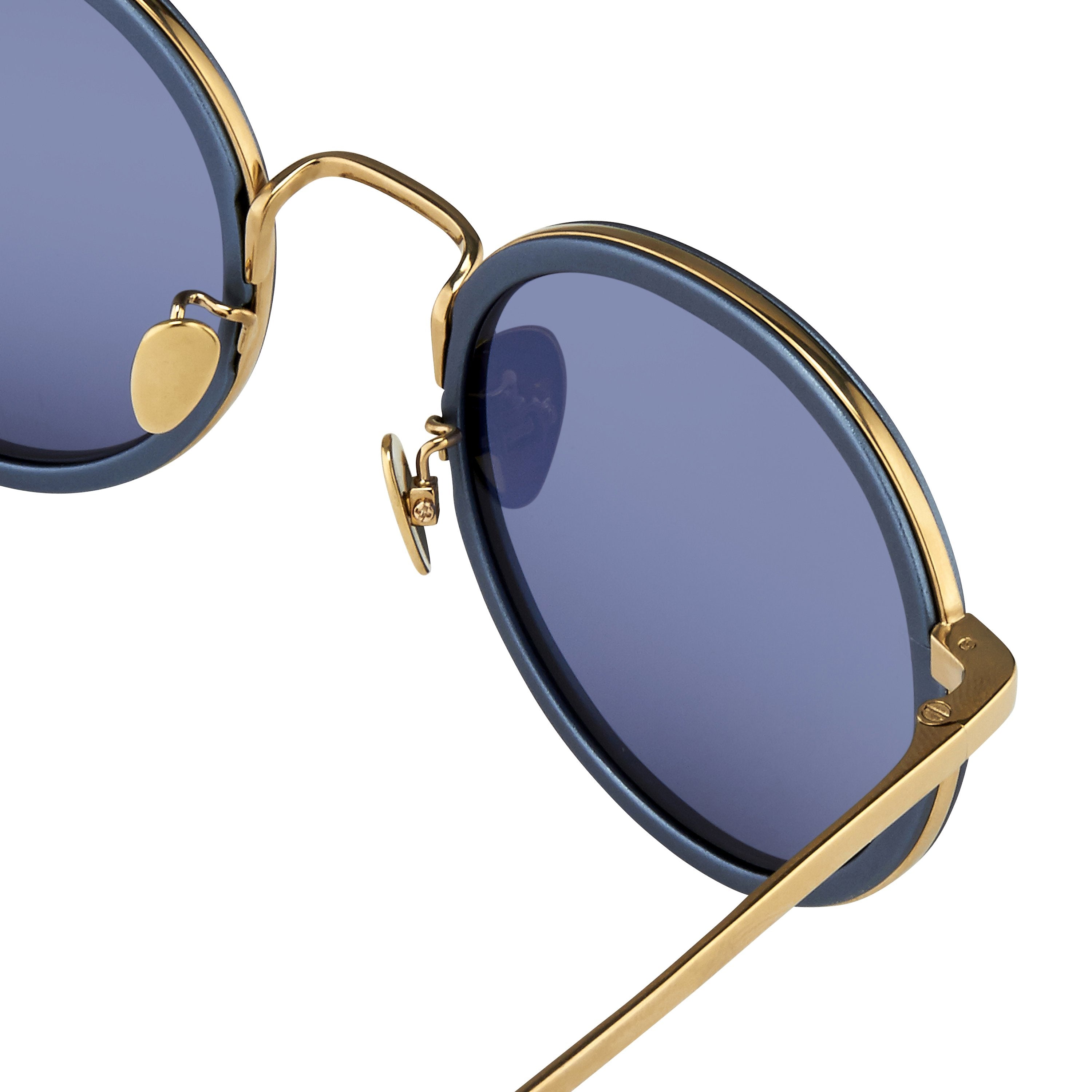 Color_LFL437C5SUN - Linda Farrow 437 C5 Oval Sunglasses