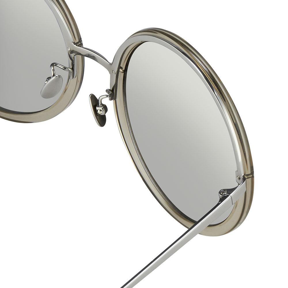 Color_LFL457C12SUN - Linda Farrow Kew C12 Round Sunglasses