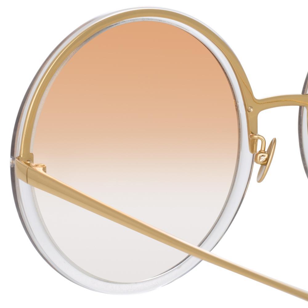 Color_LFL457C31SUN - Linda Farrow Kew C31 Round Sunglasses