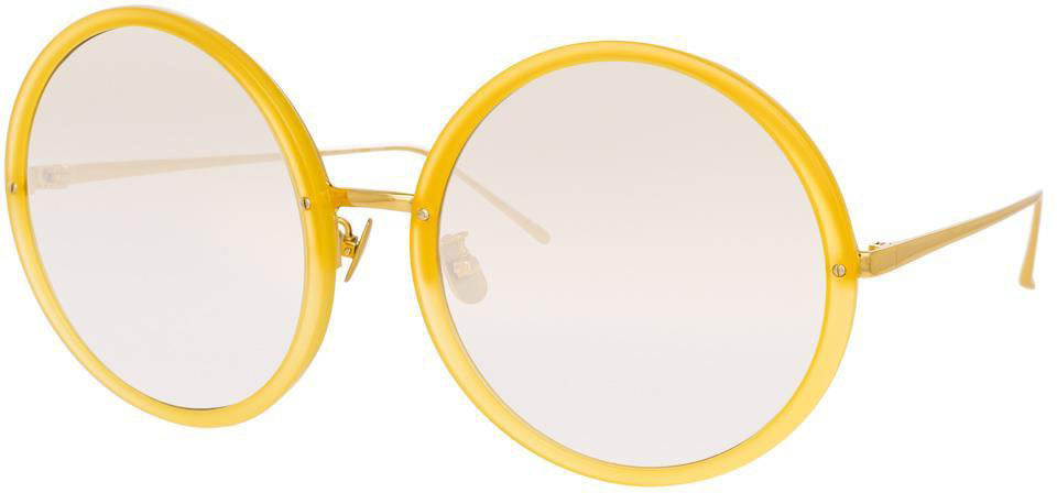 Color_LFL457C33SUN - Linda Farrow Kew C33 Round Sunglasses