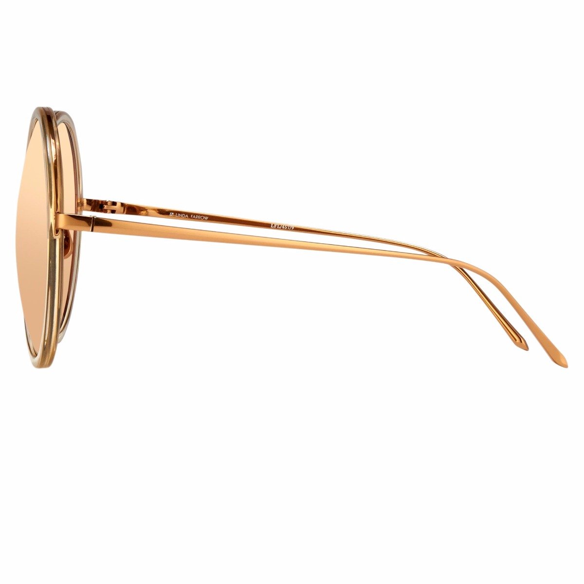 Color_LFL457C9SUN - Linda Farrow Kew C9 Round Sunglasses