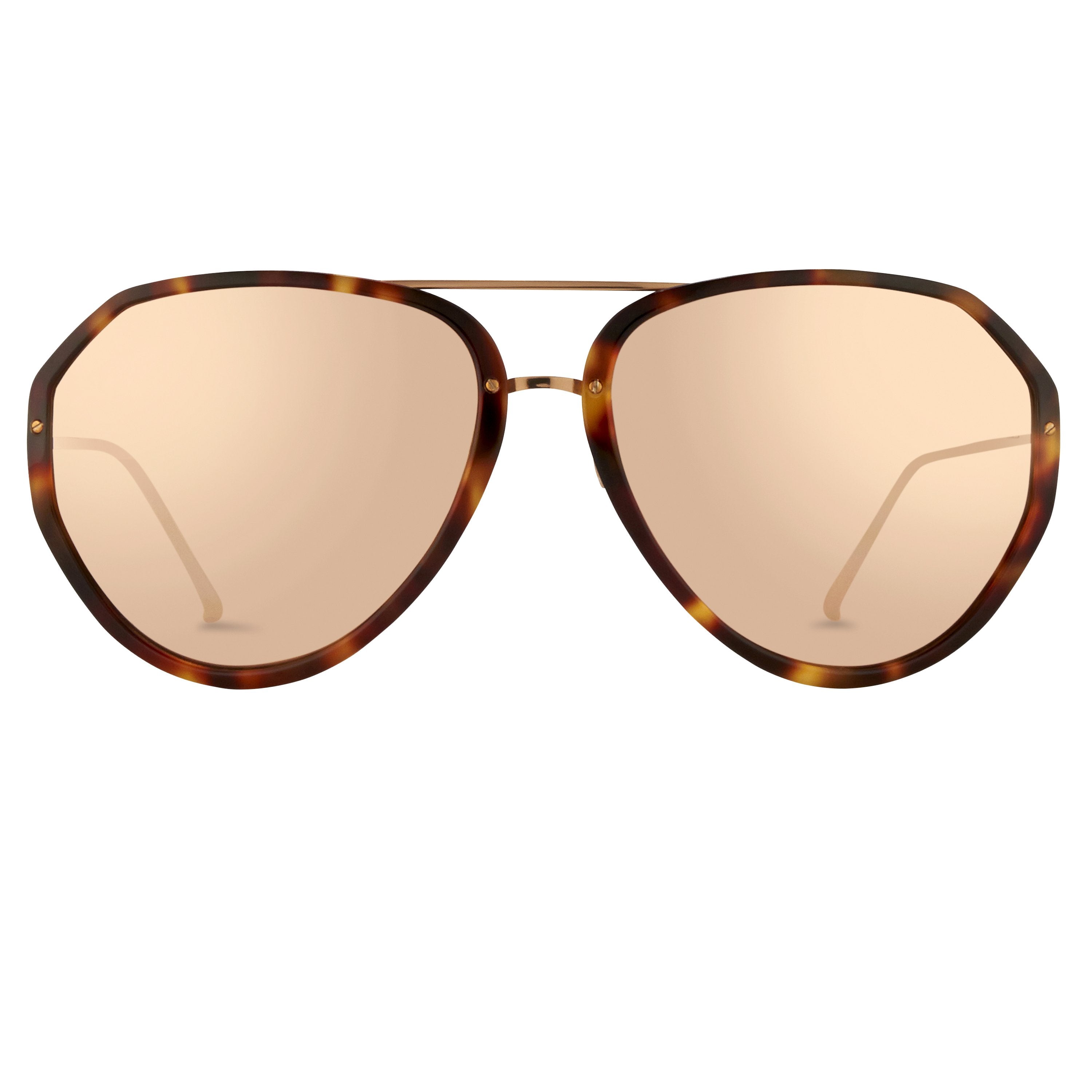 Color_LFL463C4SUN - Linda Farrow 463 C4 Aviator Sunglasses