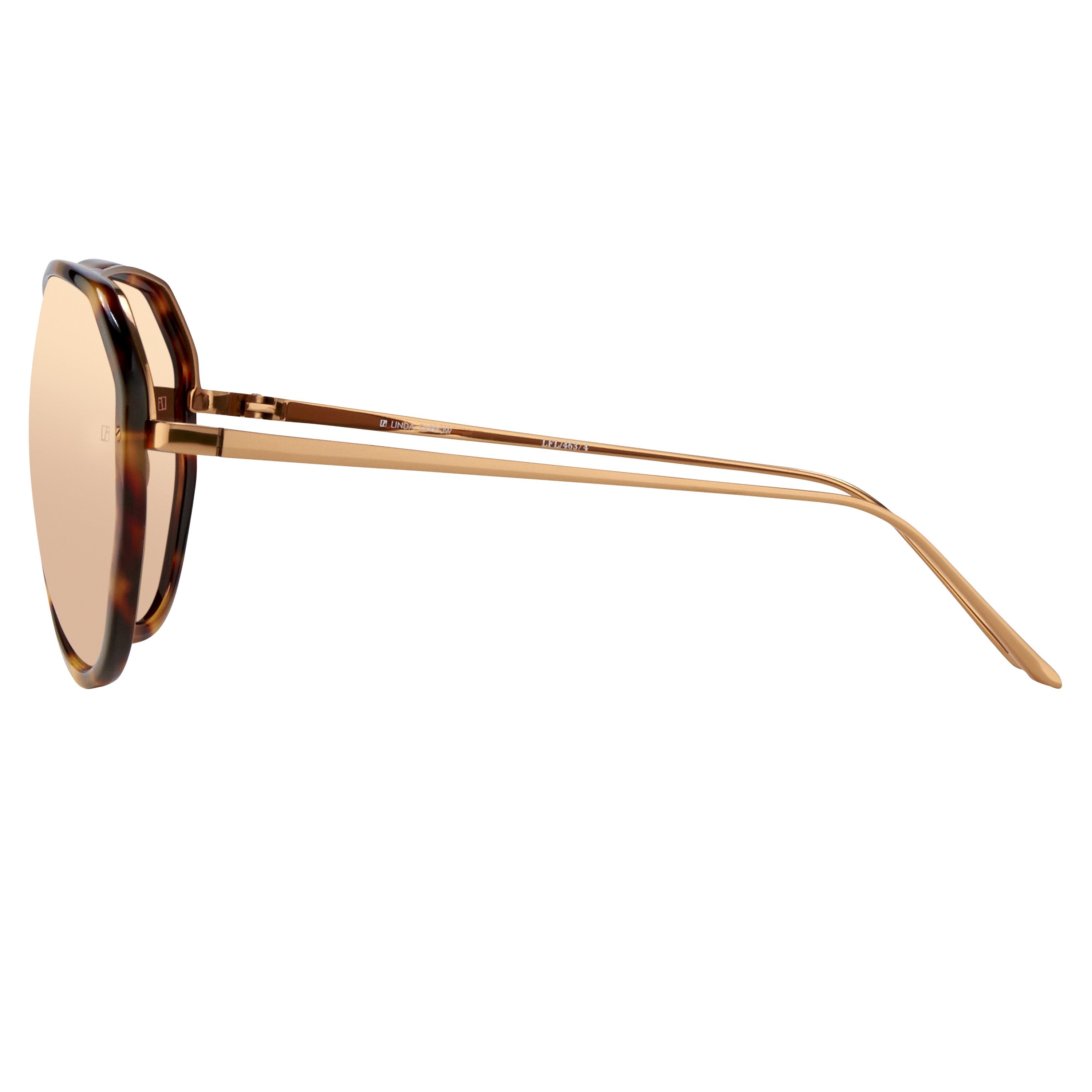 Color_LFL463C4SUN - Linda Farrow 463 C4 Aviator Sunglasses