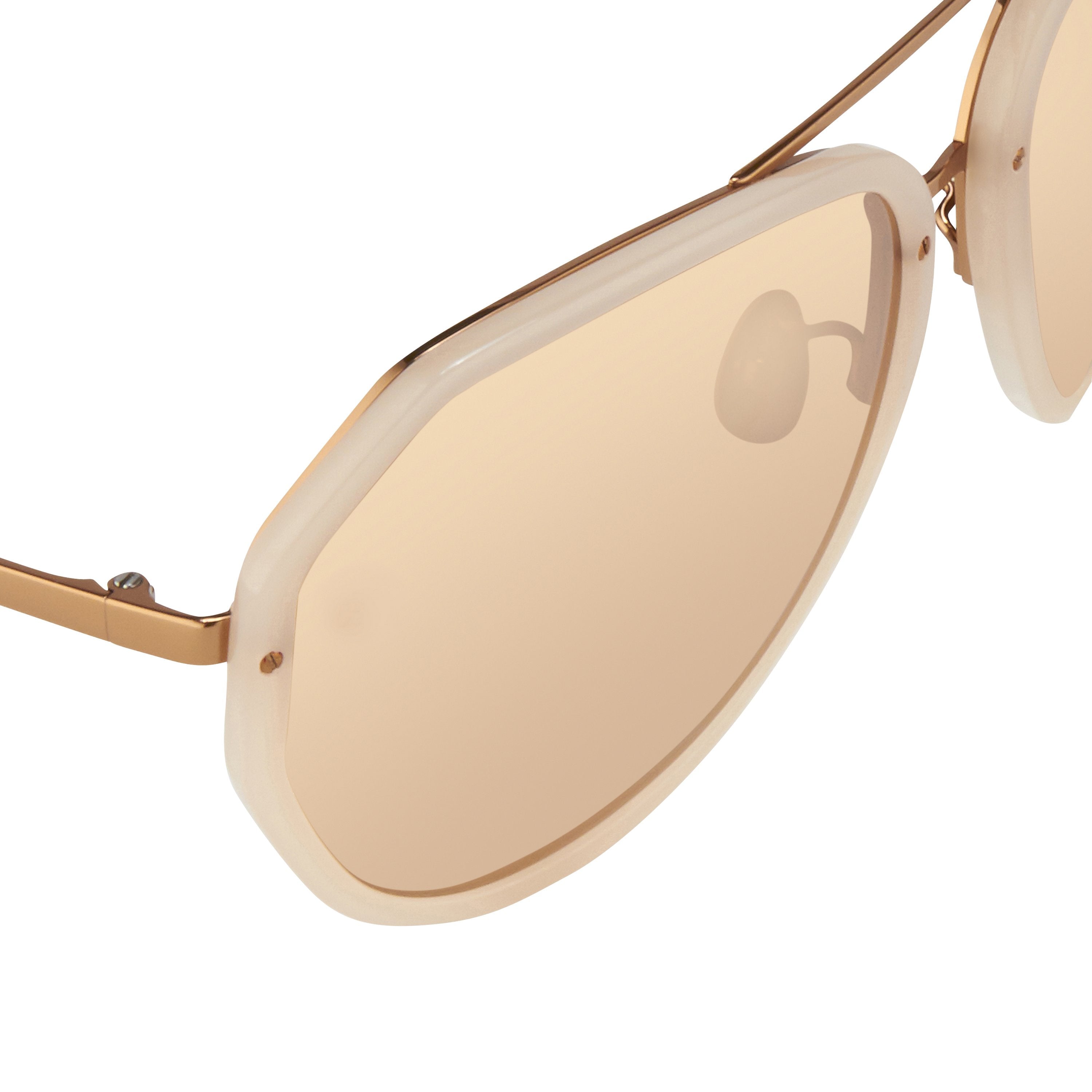 Color_LFL463C5SUN - Linda Farrow 463 C5 Aviator Sunglasses