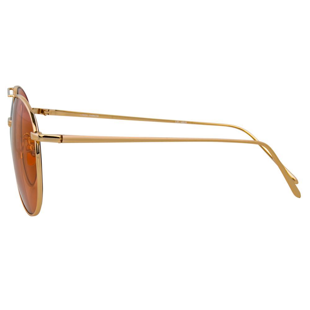 Color_LFL482C8SUN - Linda Farrow 482 C8 Aviator Sunglasses