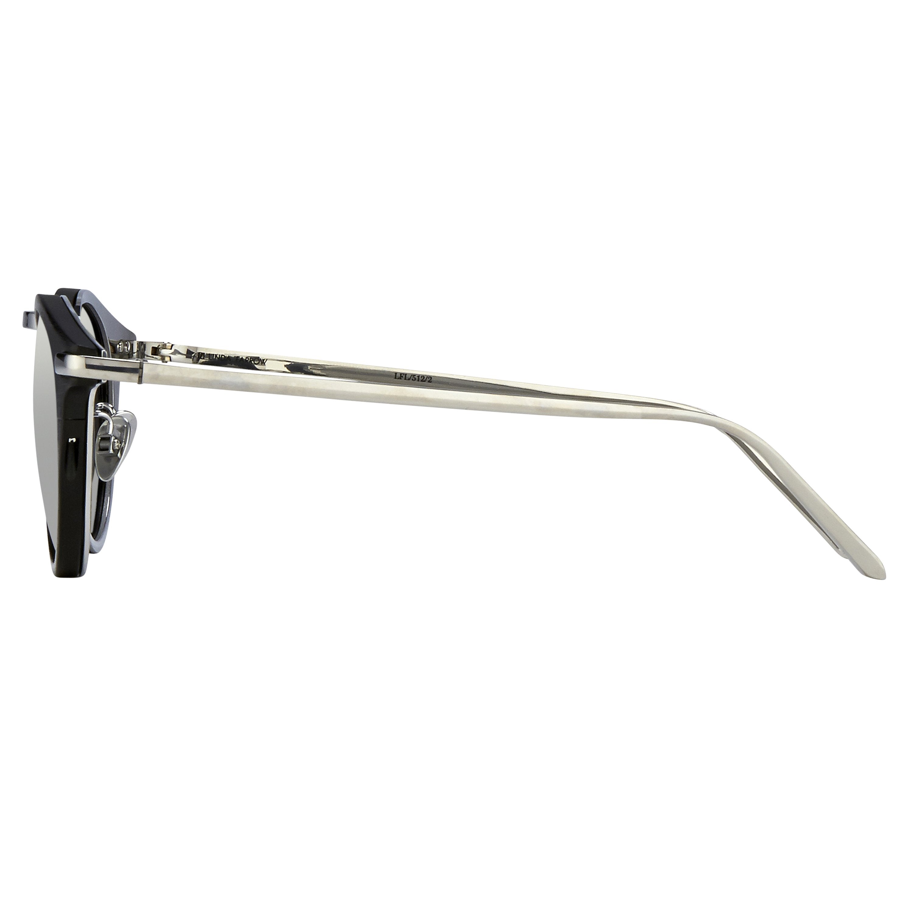 Color_LFL512C2SUN - Linda Farrow 512 C2 Oval Sunglasses