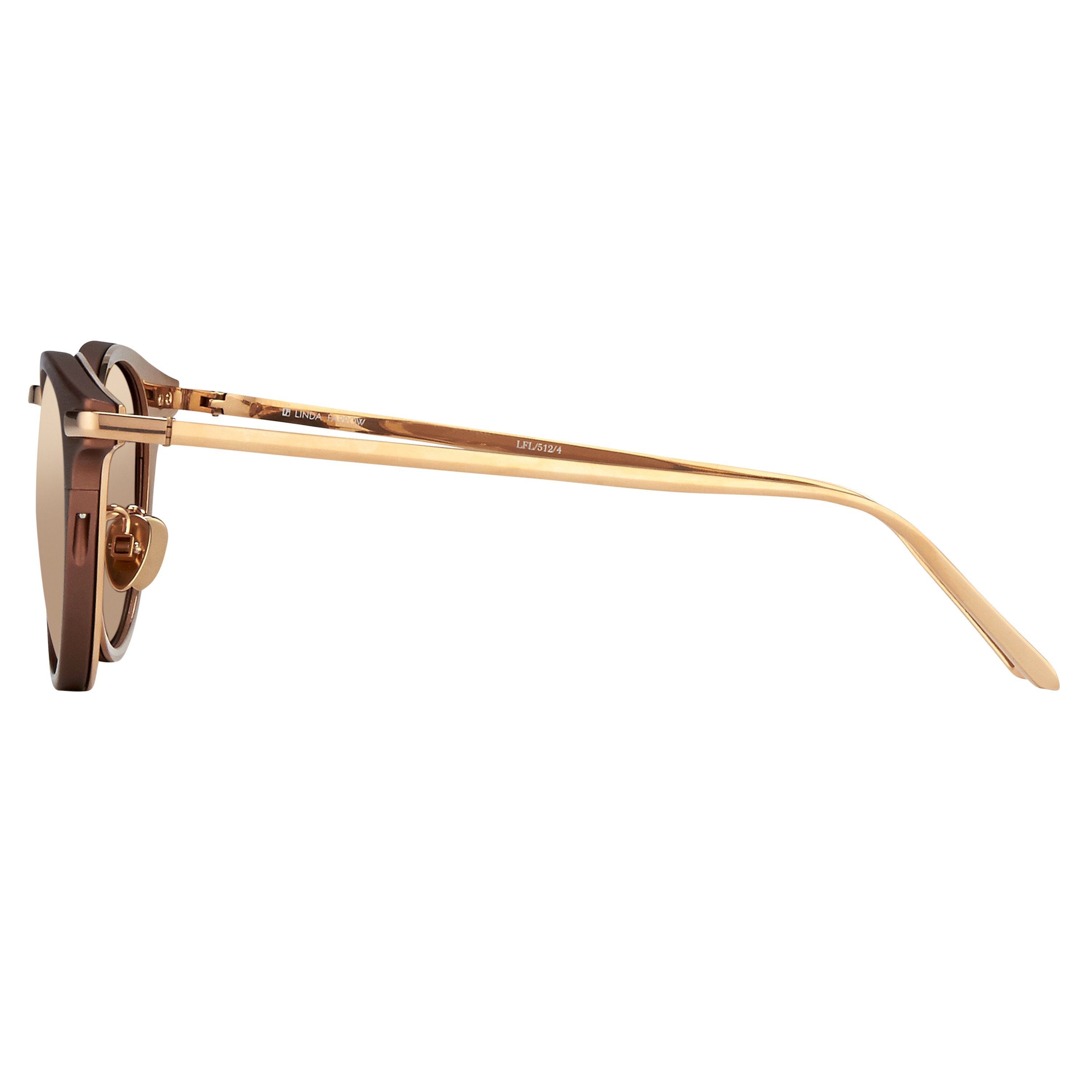 Color_LFL512C4SUN - Linda Farrow 512 C4 Oval Sunglasses