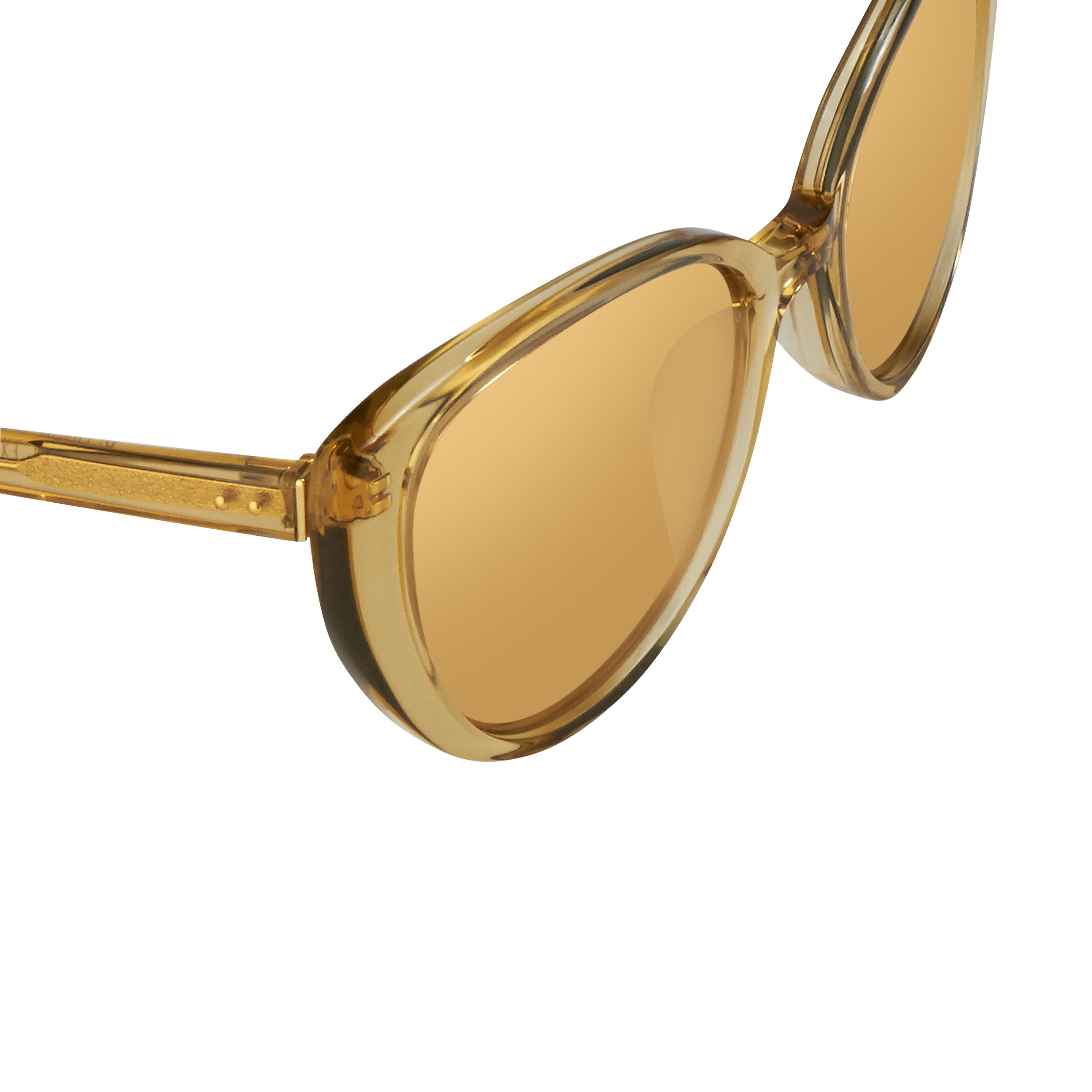 Color_LFL517C5SUN - Linda Farrow 517 C5 Cat Eye Sunglasses