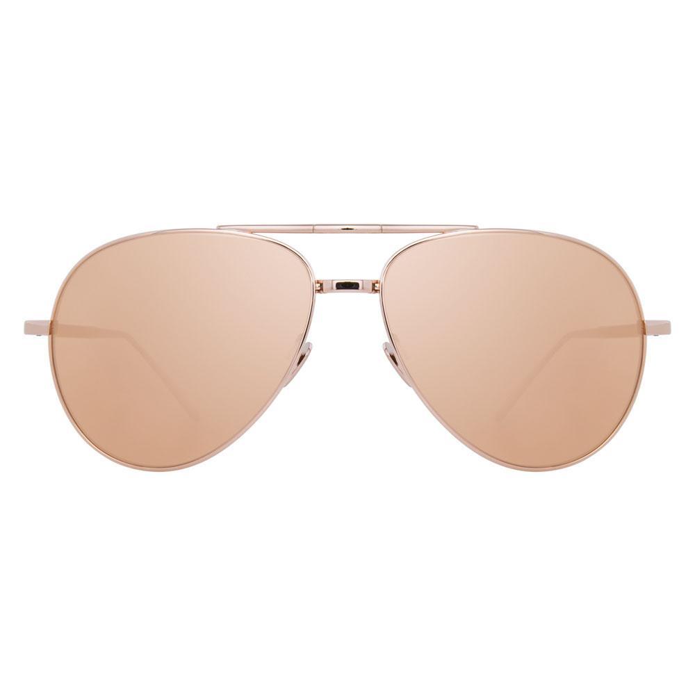 Color_LFL518C3SUN - Linda Farrow 518 C3 Aviator Sunglasses
