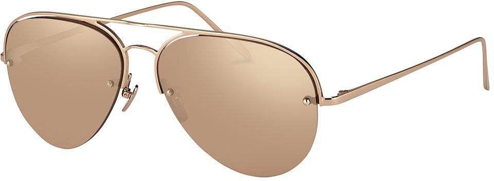 Color_LFL543C3SUN - Linda Farrow 543 C3 Aviator Sunglasses