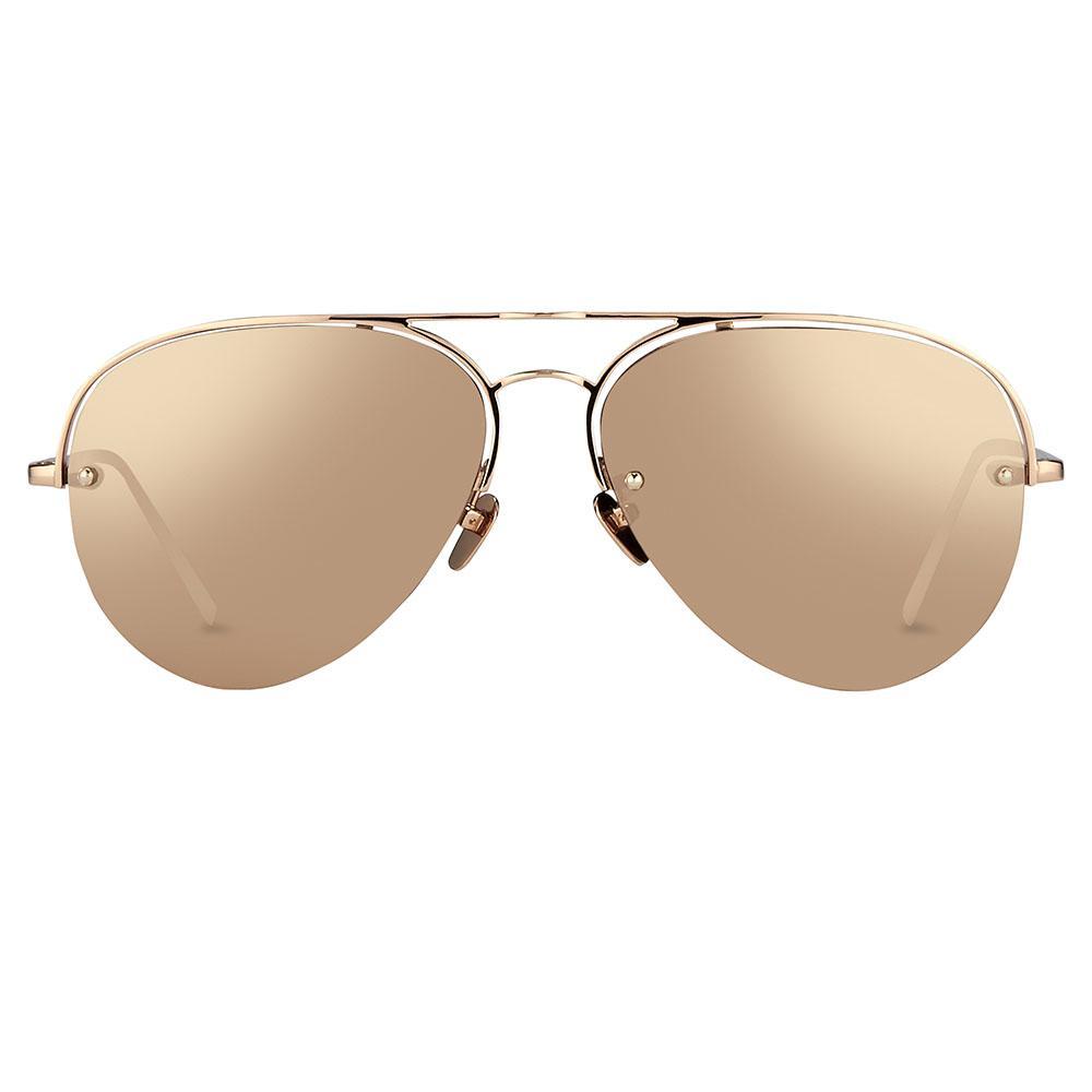 Color_LFL543C3SUN - Linda Farrow 543 C3 Aviator Sunglasses