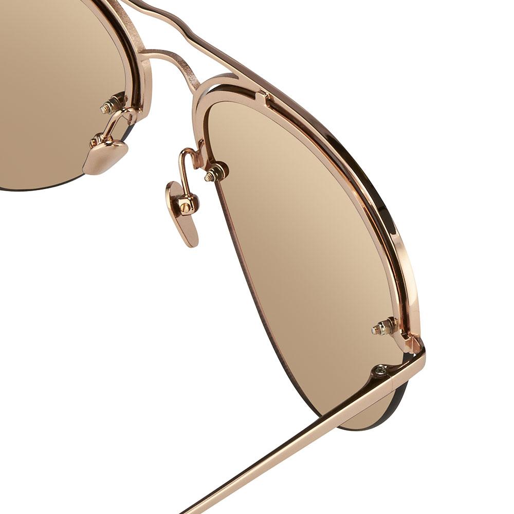 Color_LFL543C3SUN - Linda Farrow 543 C3 Aviator Sunglasses