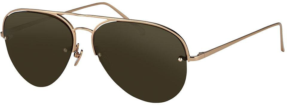 Color_LFL543C6SUN - Linda Farrow 543 C6 Aviator Sunglasses