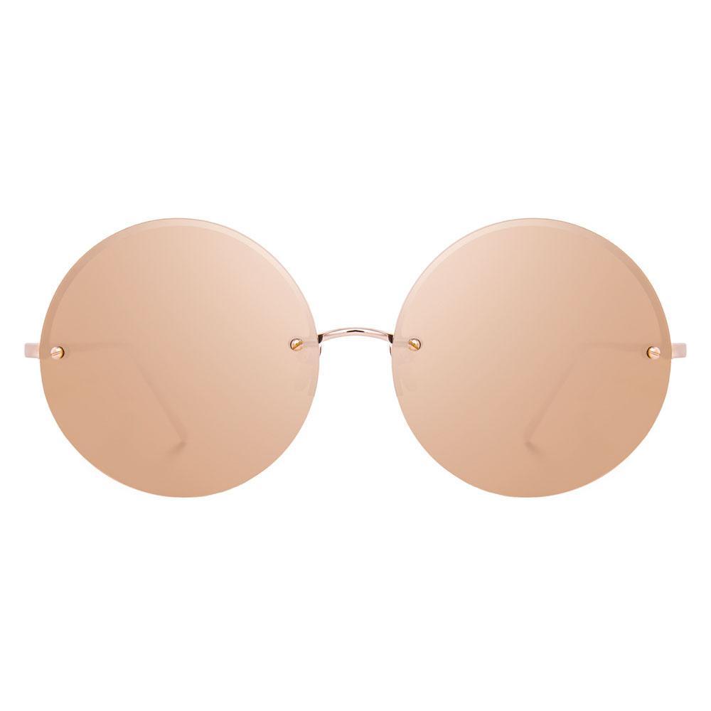 Color_LFL565C3SUN - Linda Farrow 565 C3 Round Sunglasses
