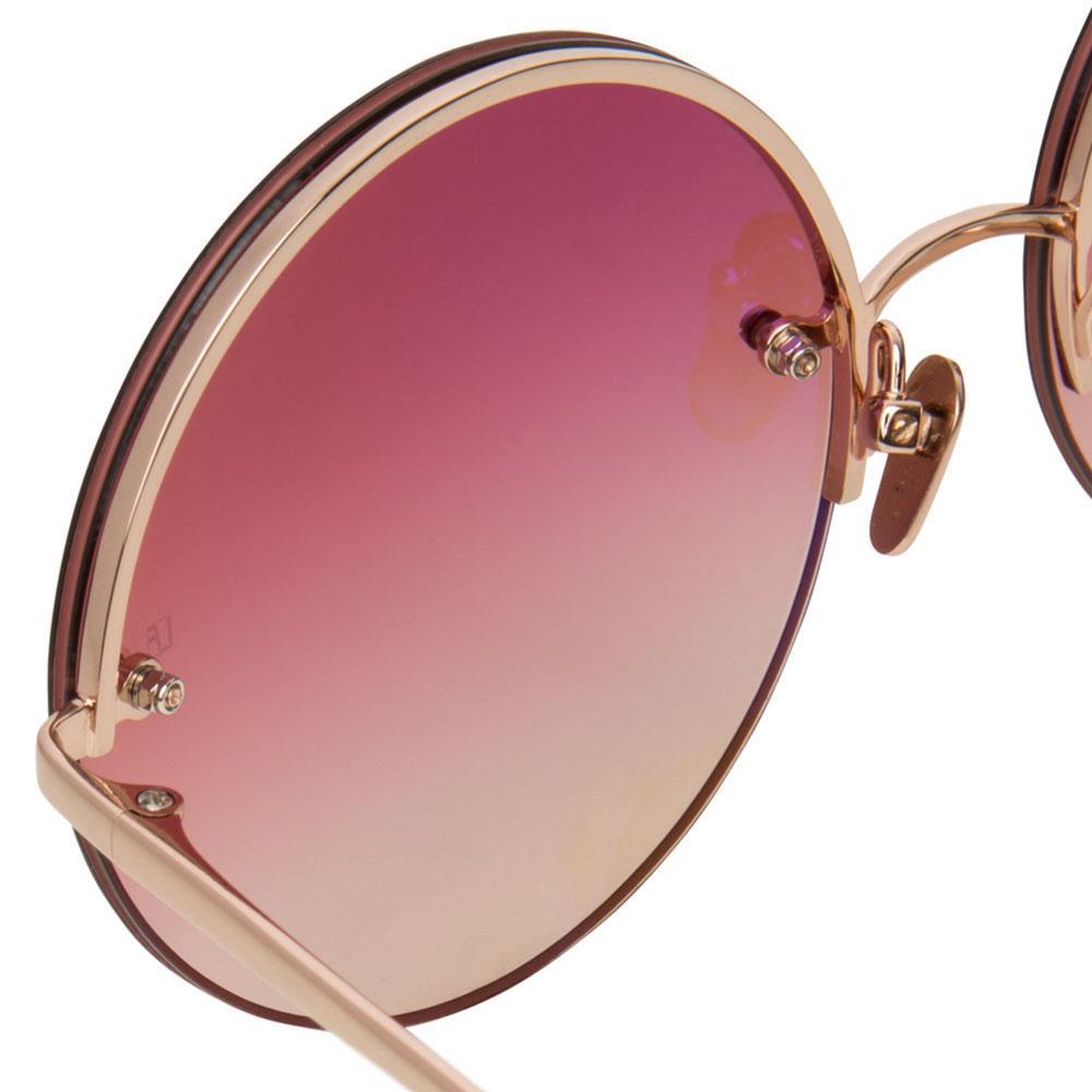 Color_LFL565C7SUN - Linda Farrow 565 C7 Round Sunglasses