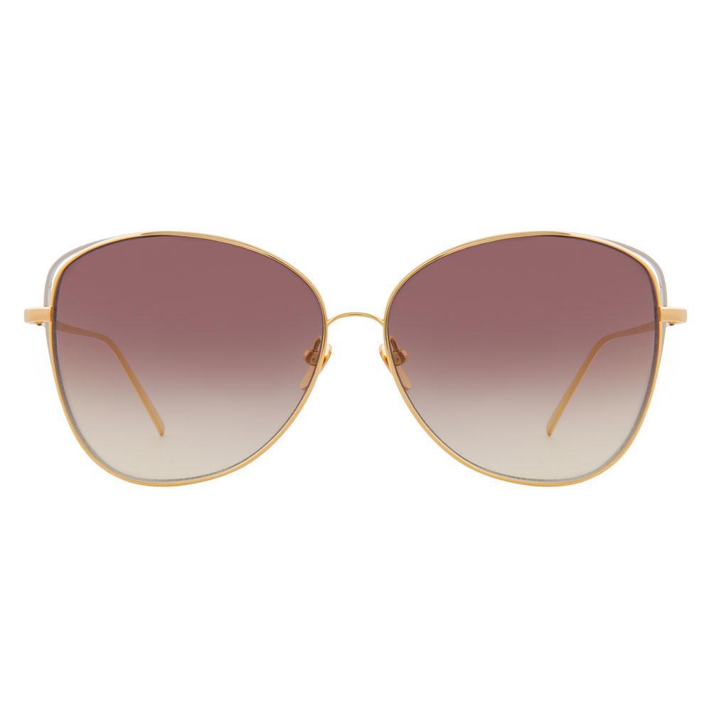 Color_LFL566C5SUN - Linda Farrow 566 C5 Cat Eye Sunglasses