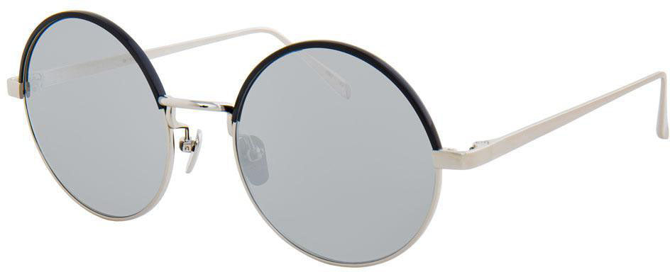 Color_LFL583C6SUN - Linda Farrow 583 C6 Round Sunglasses