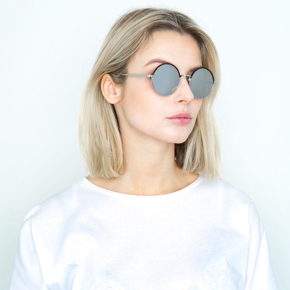 Color_LFL583C6SUN - Linda Farrow 583 C6 Round Sunglasses