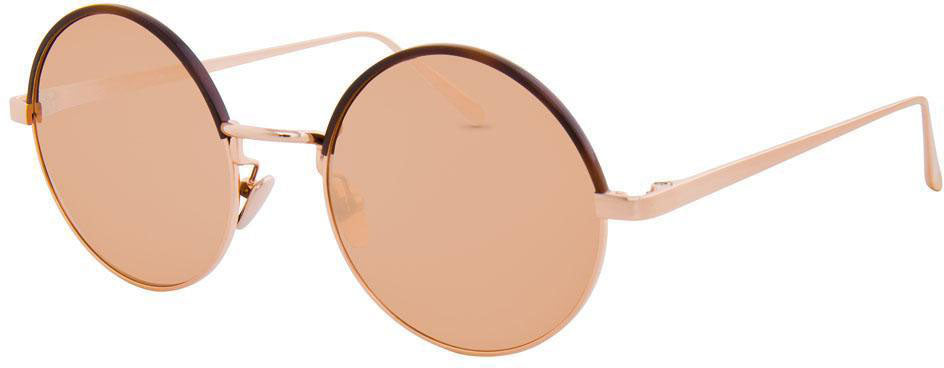 Color_LFL583C7SUN - Linda Farrow 583 C7 Round Sunglasses