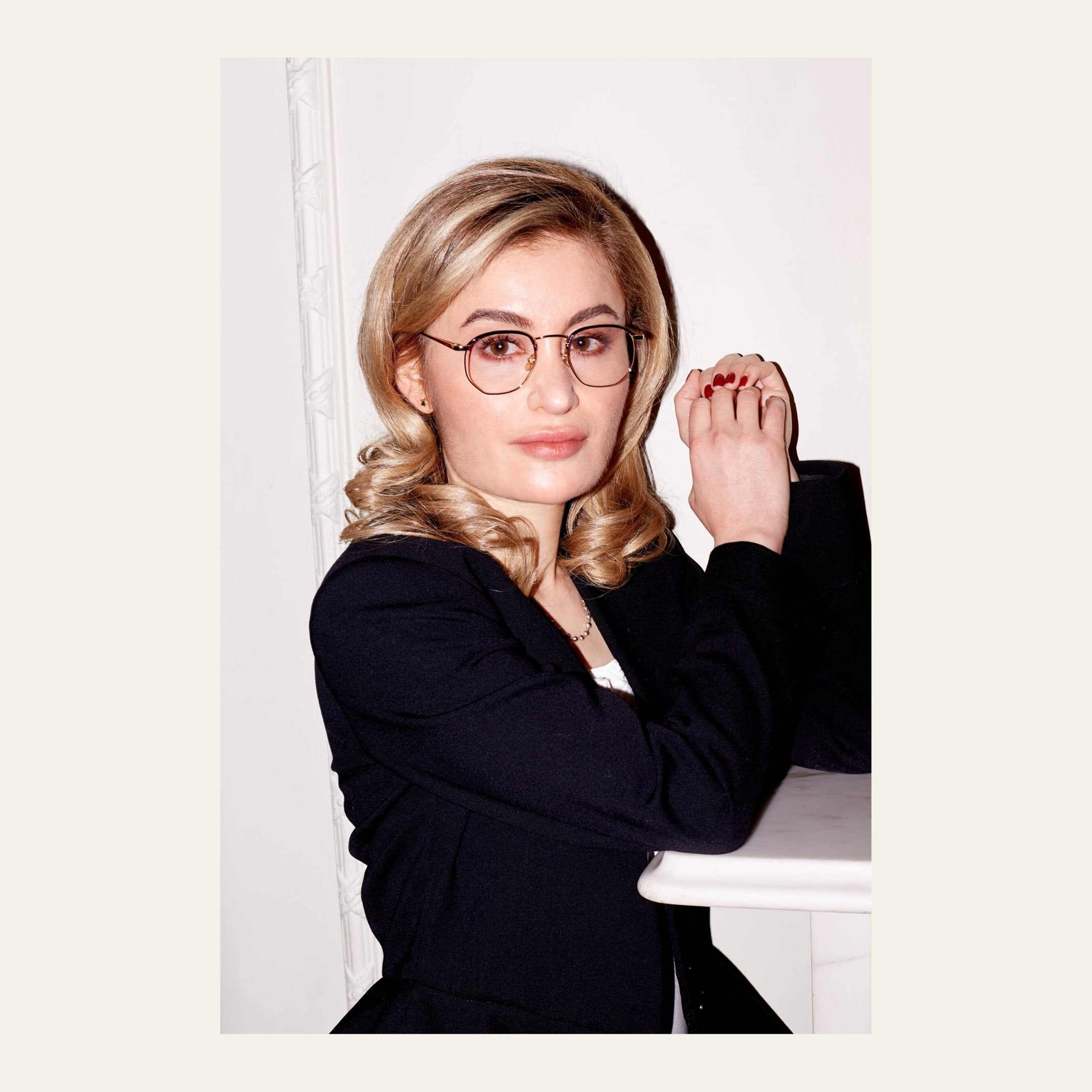 Color_LFL586C1OPT - Linda Farrow 586 C1 Angular Optical Frame