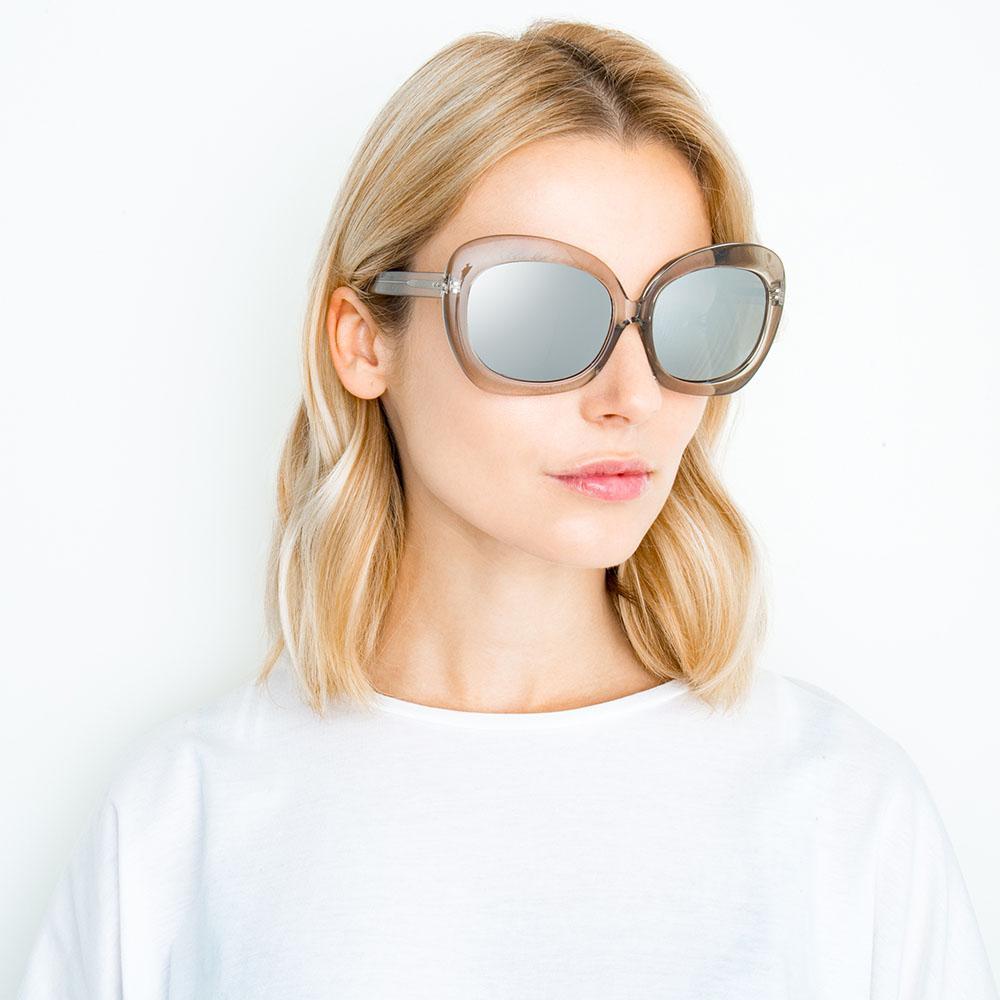 Color_LFL600C6SUN - Linda Farrow 600 C6 Oversized Sunglasses